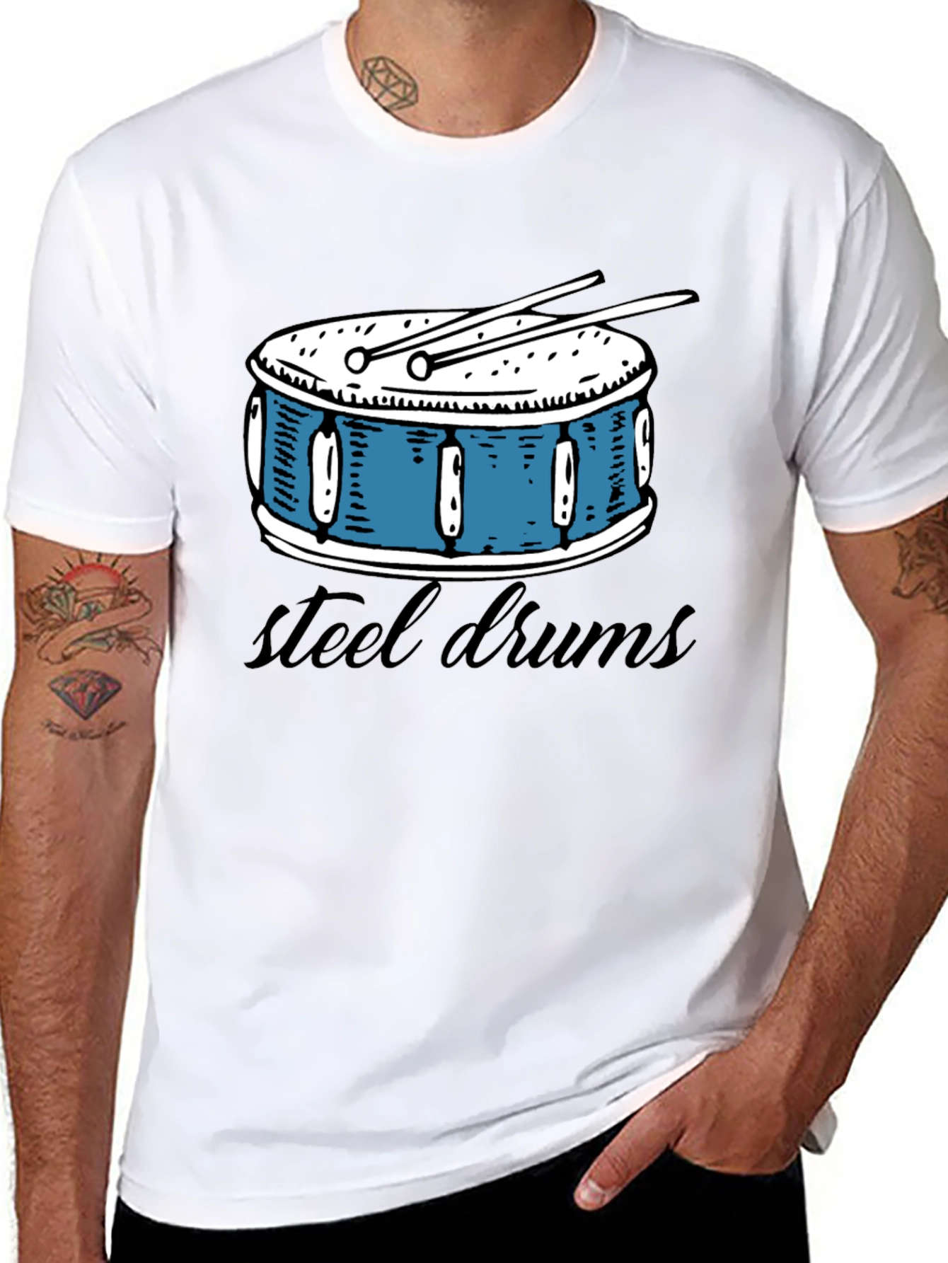 Steel Drums Graphic T-Shirt - Music Lover Tee