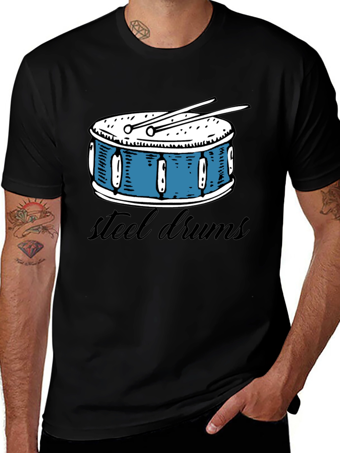 Steel Drums Graphic T-Shirt - Music Lover Tee