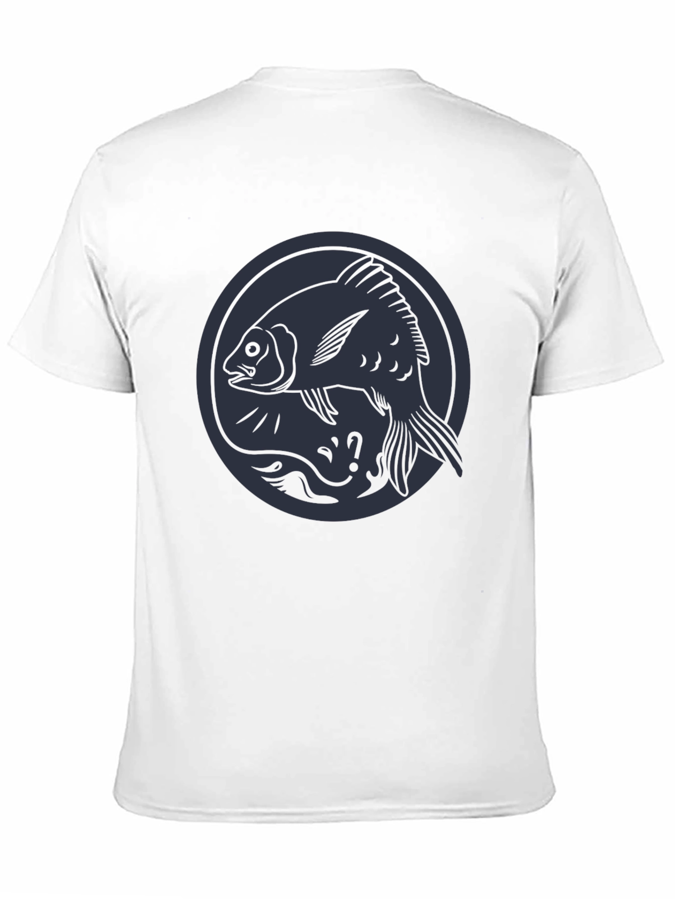 Fish Circle Graphic Tee - Cool Casual Wear
