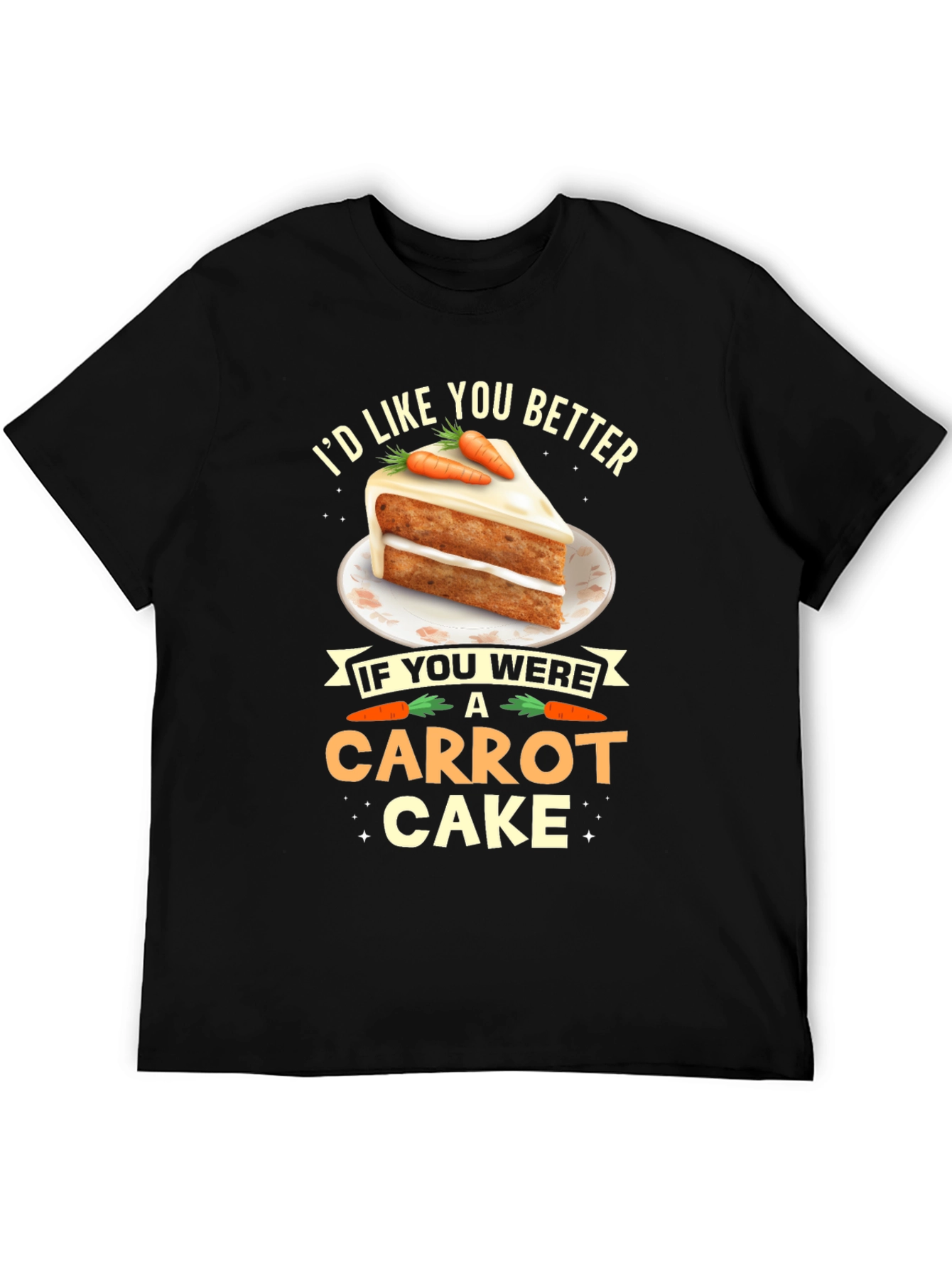Carrot Cake Lover T-Shirt - Funny Foodie Tee