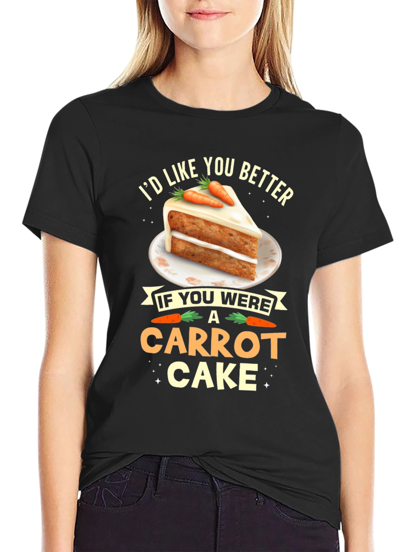 Carrot Cake Lover T-Shirt - Funny Foodie Tee