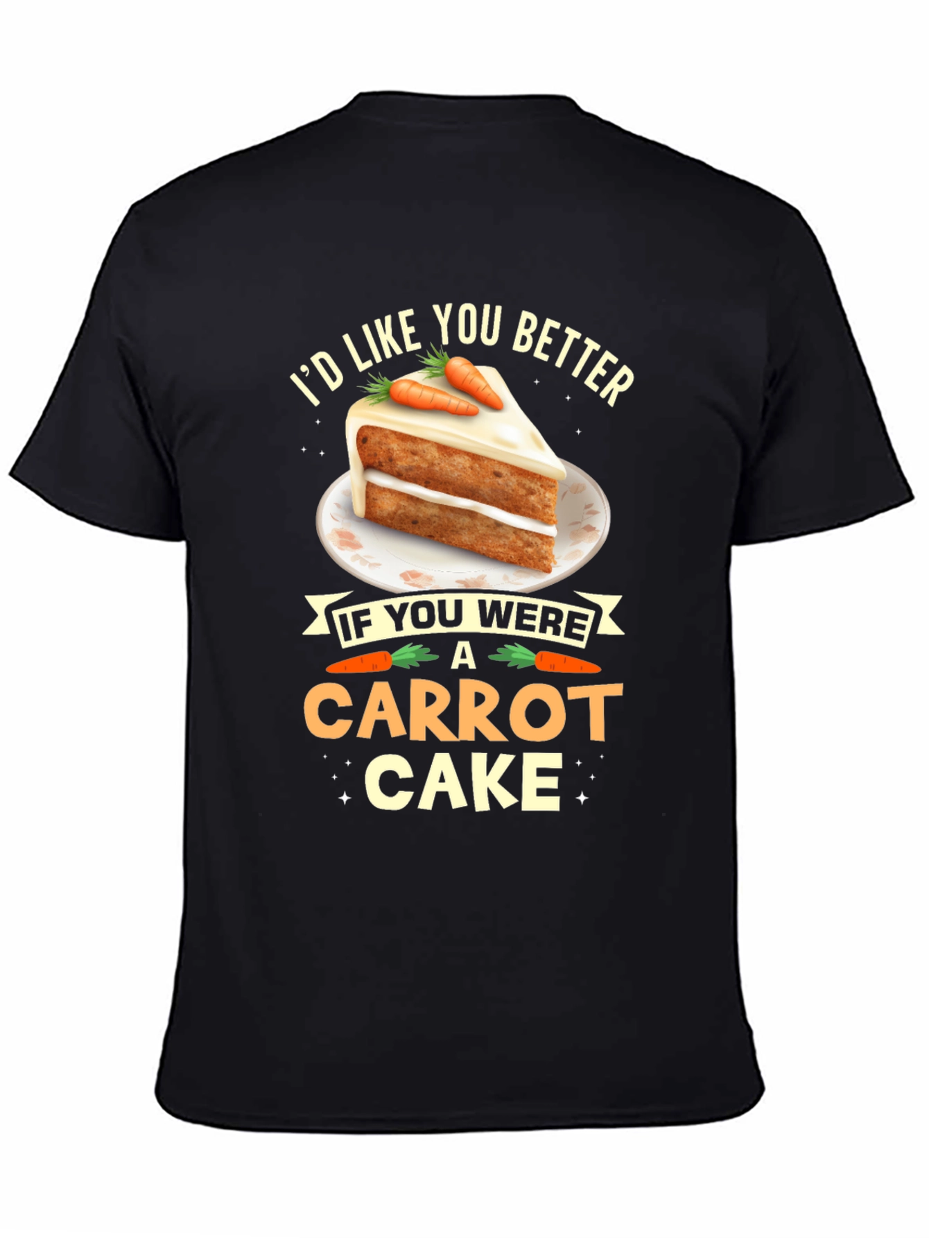 Carrot Cake Lover T-Shirt - Funny Foodie Tee