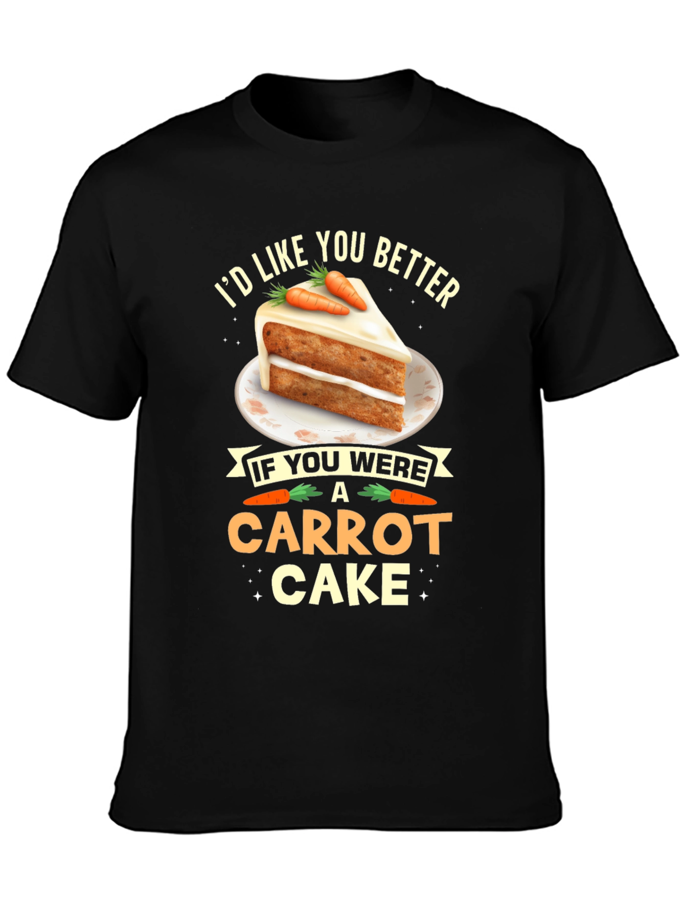 Carrot Cake Lover T-Shirt - Funny Foodie Tee