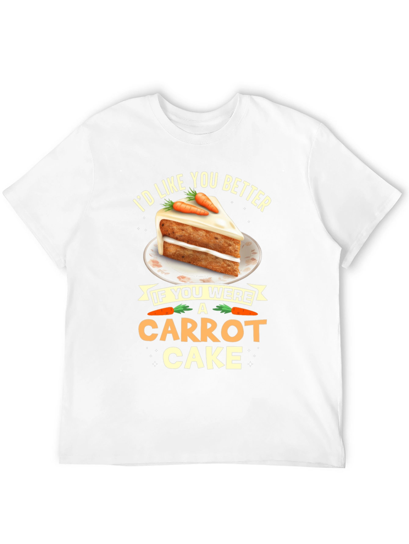 Carrot Cake Lover T-Shirt - Funny Foodie Tee