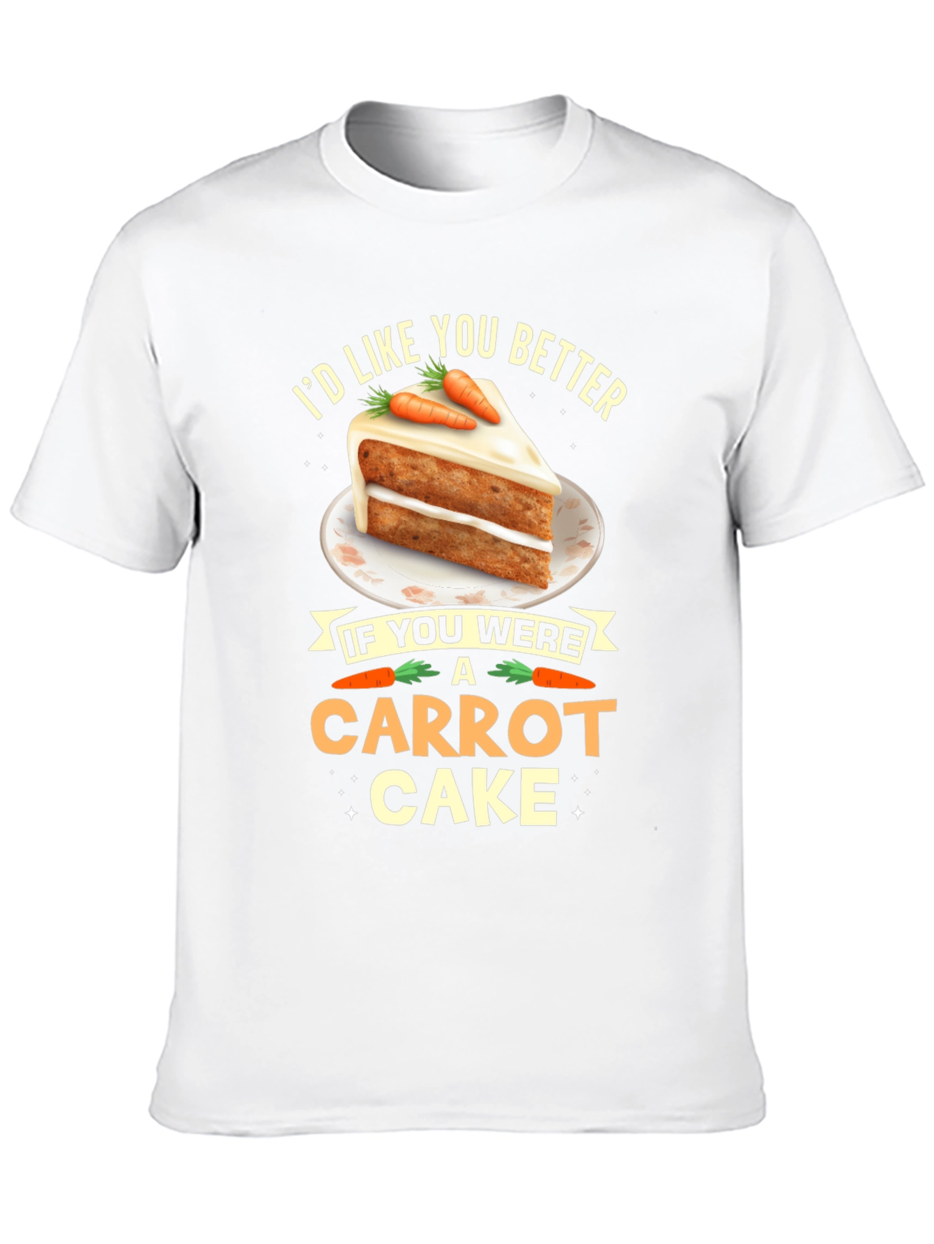 Carrot Cake Lover T-Shirt - Funny Foodie Tee