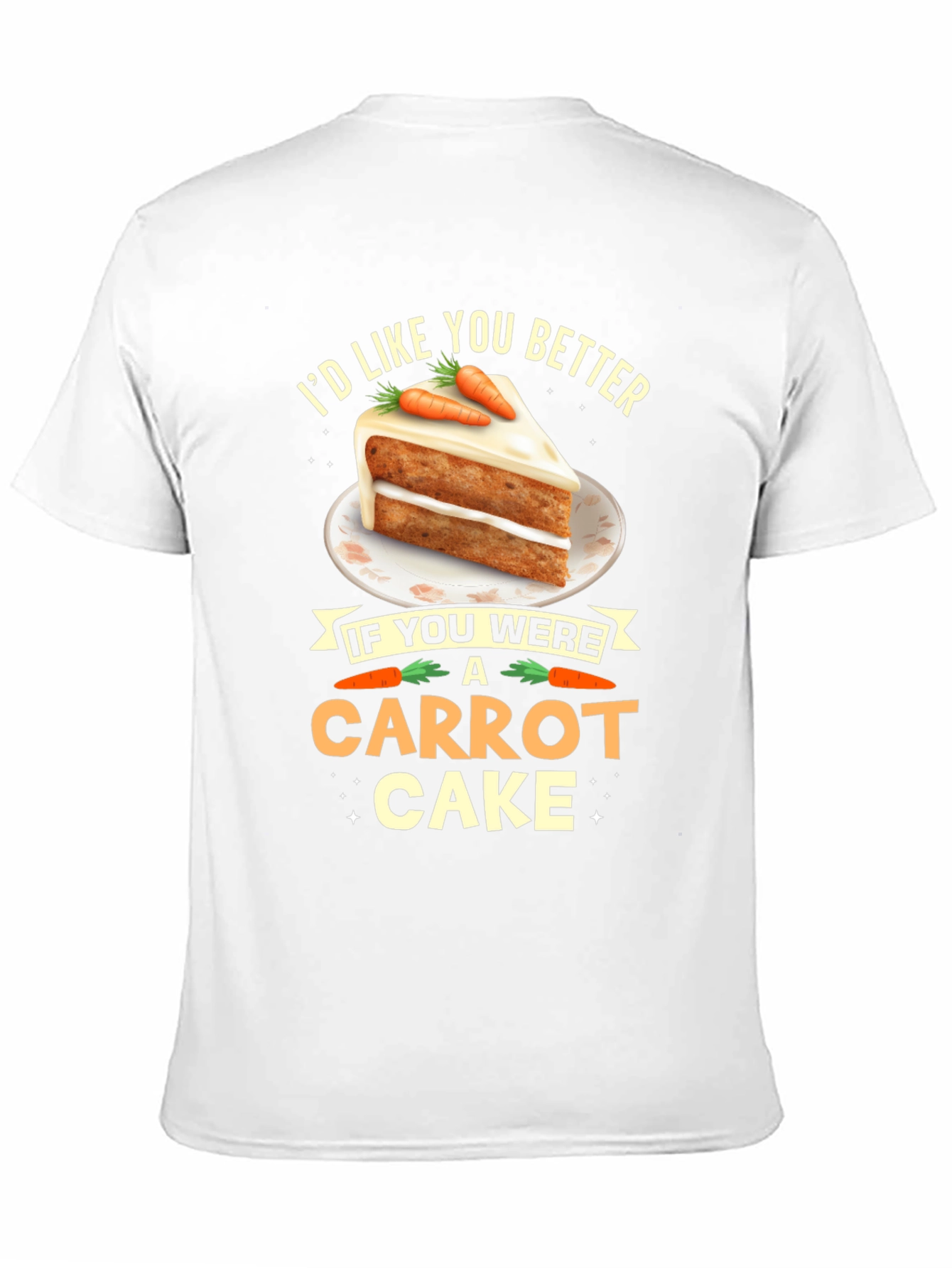 Carrot Cake Lover T-Shirt - Funny Foodie Tee