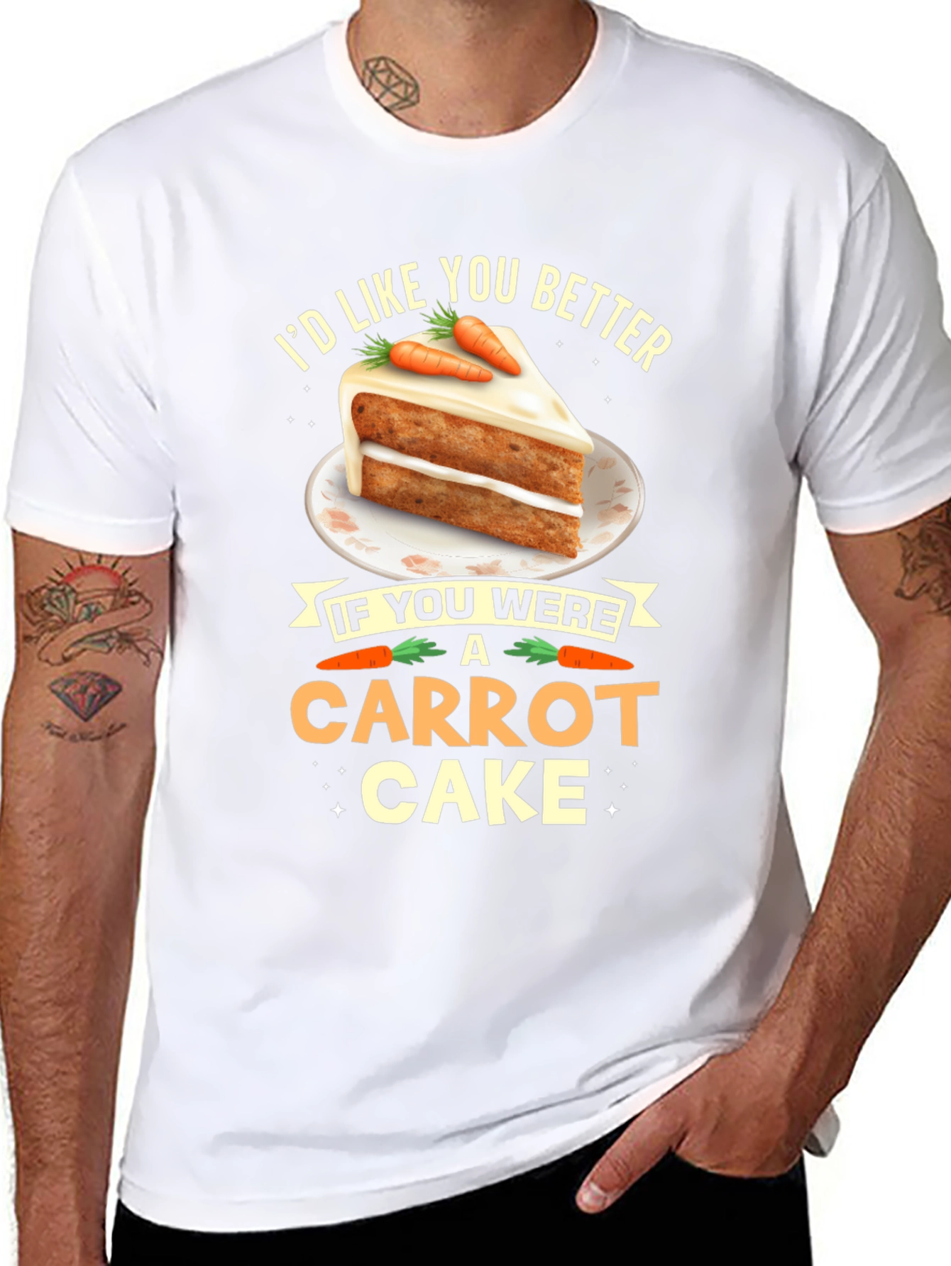 Carrot Cake Lover T-Shirt - Funny Foodie Tee