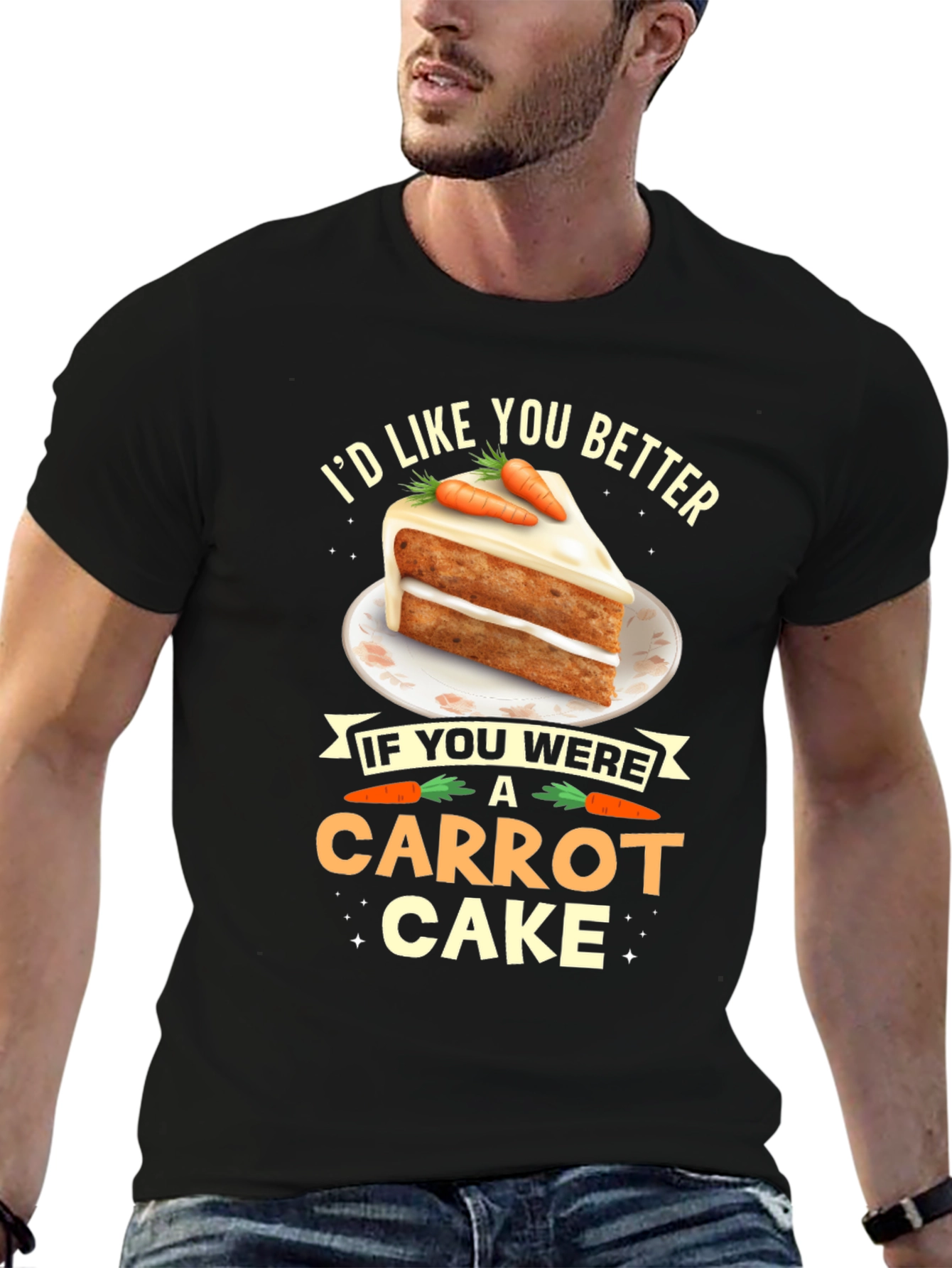 Carrot Cake Lover T-Shirt - Funny Foodie Tee