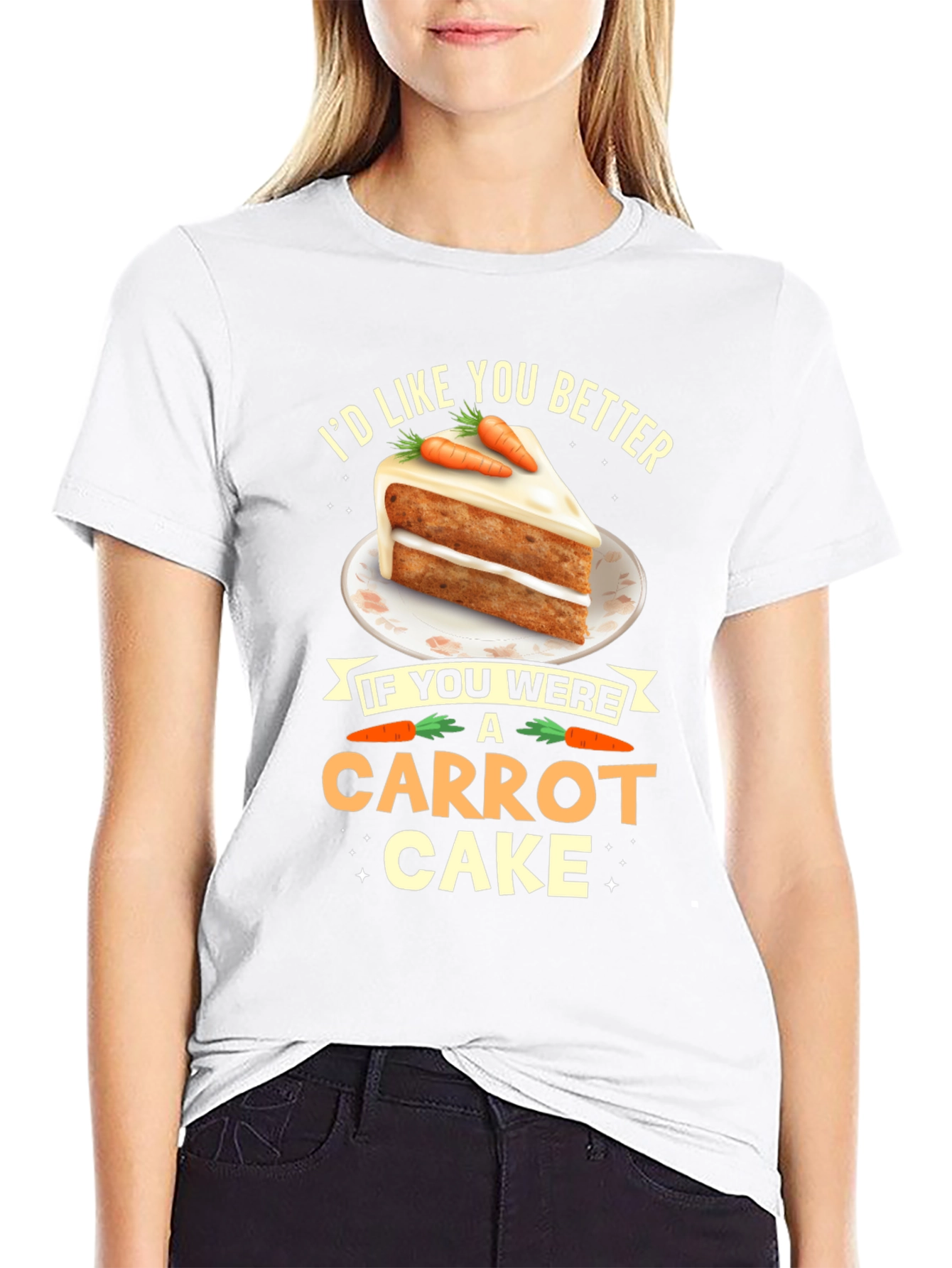 Carrot Cake Lover T-Shirt - Funny Foodie Tee