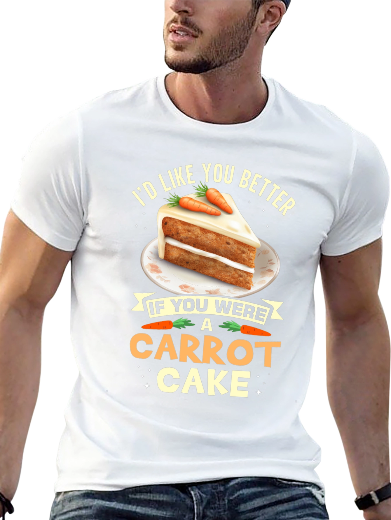 Carrot Cake Lover T-Shirt - Funny Foodie Tee