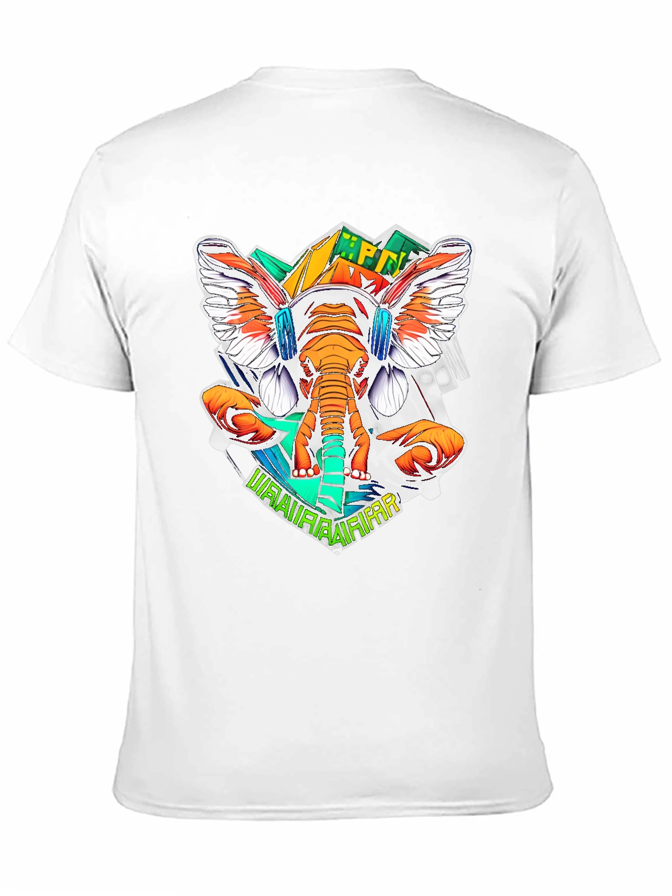 Funky Elephant Graphic Tee - Cool DJ Style!
