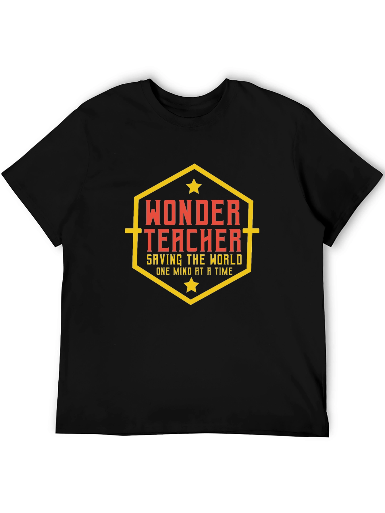 Wonder Teacher Graphic T-Shirt - Saving The World