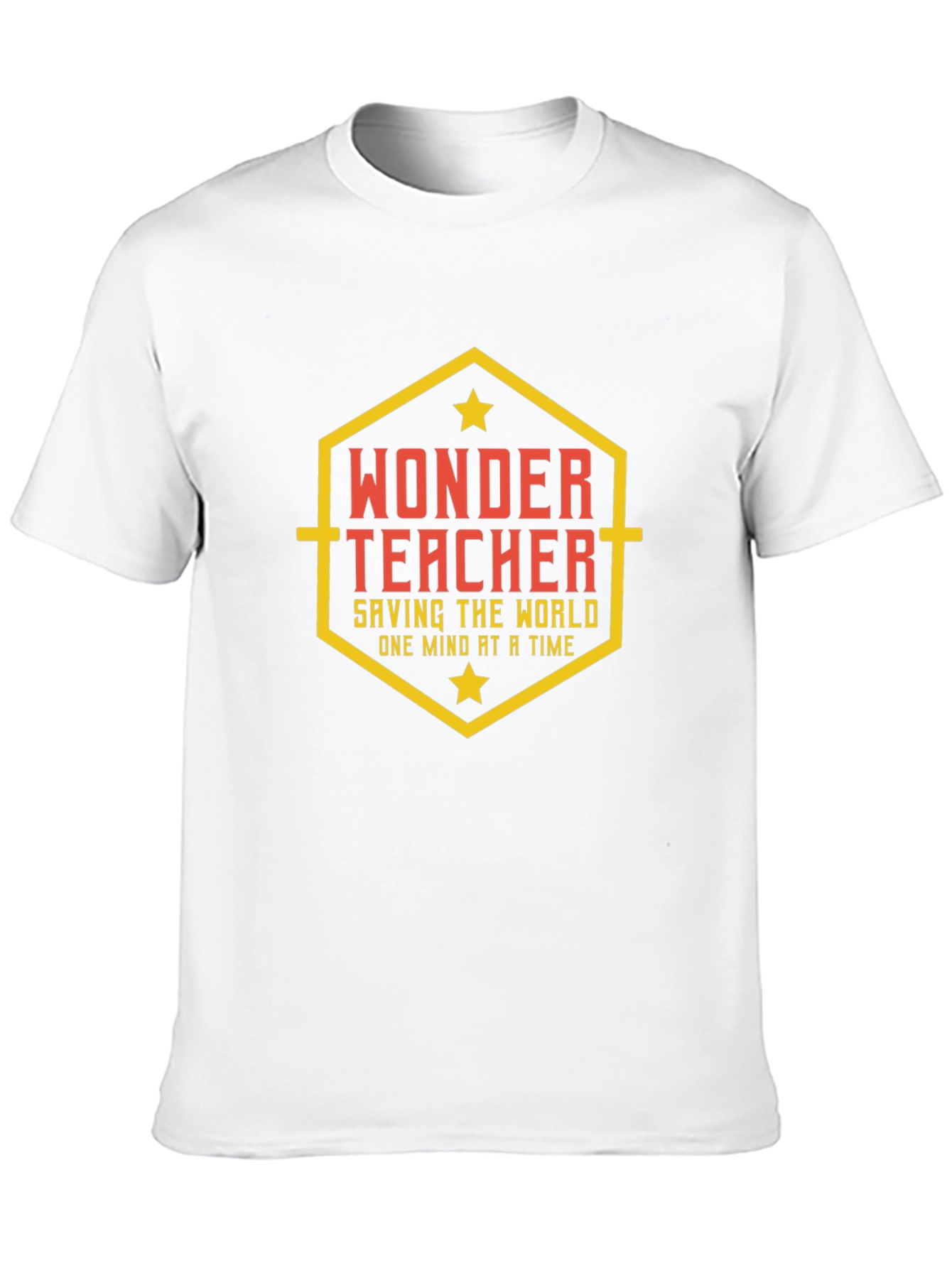 Wonder Teacher Graphic T-Shirt - Saving The World