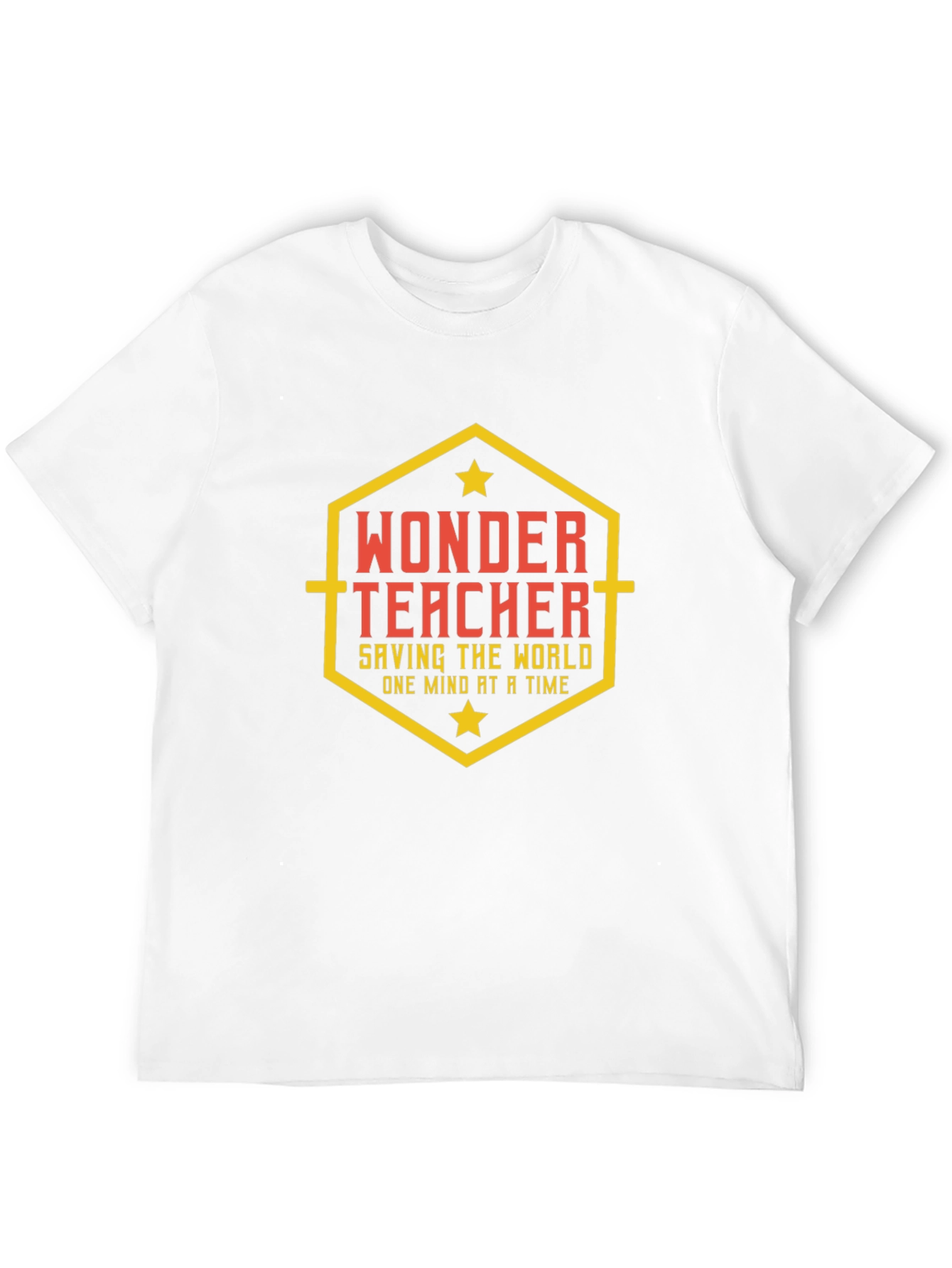 Wonder Teacher Graphic T-Shirt - Saving The World