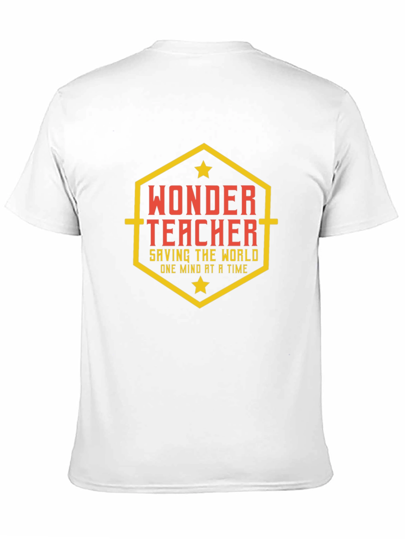 Wonder Teacher Graphic T-Shirt - Saving The World