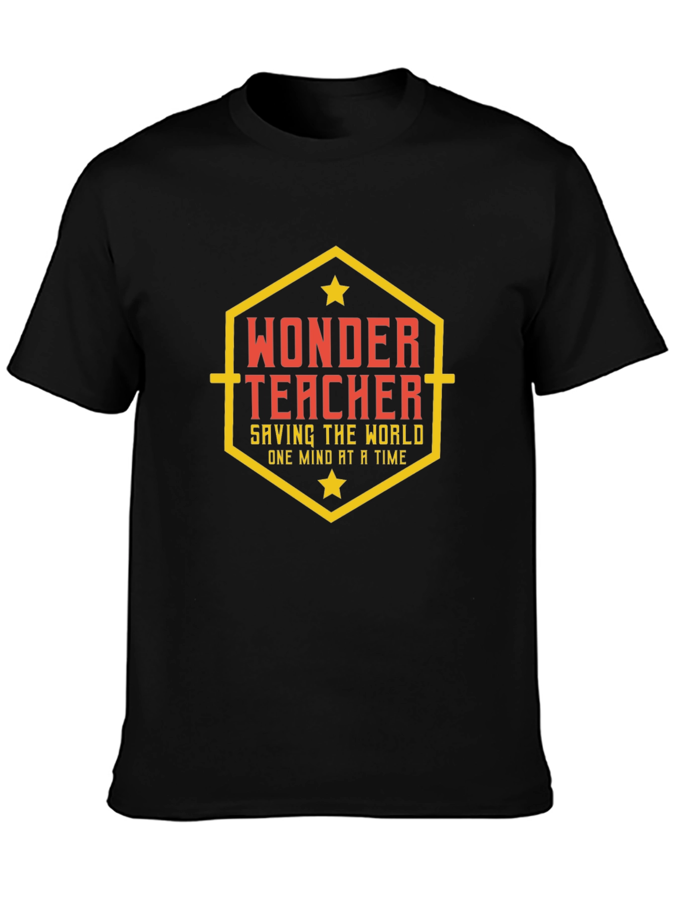 Wonder Teacher Graphic T-Shirt - Saving The World