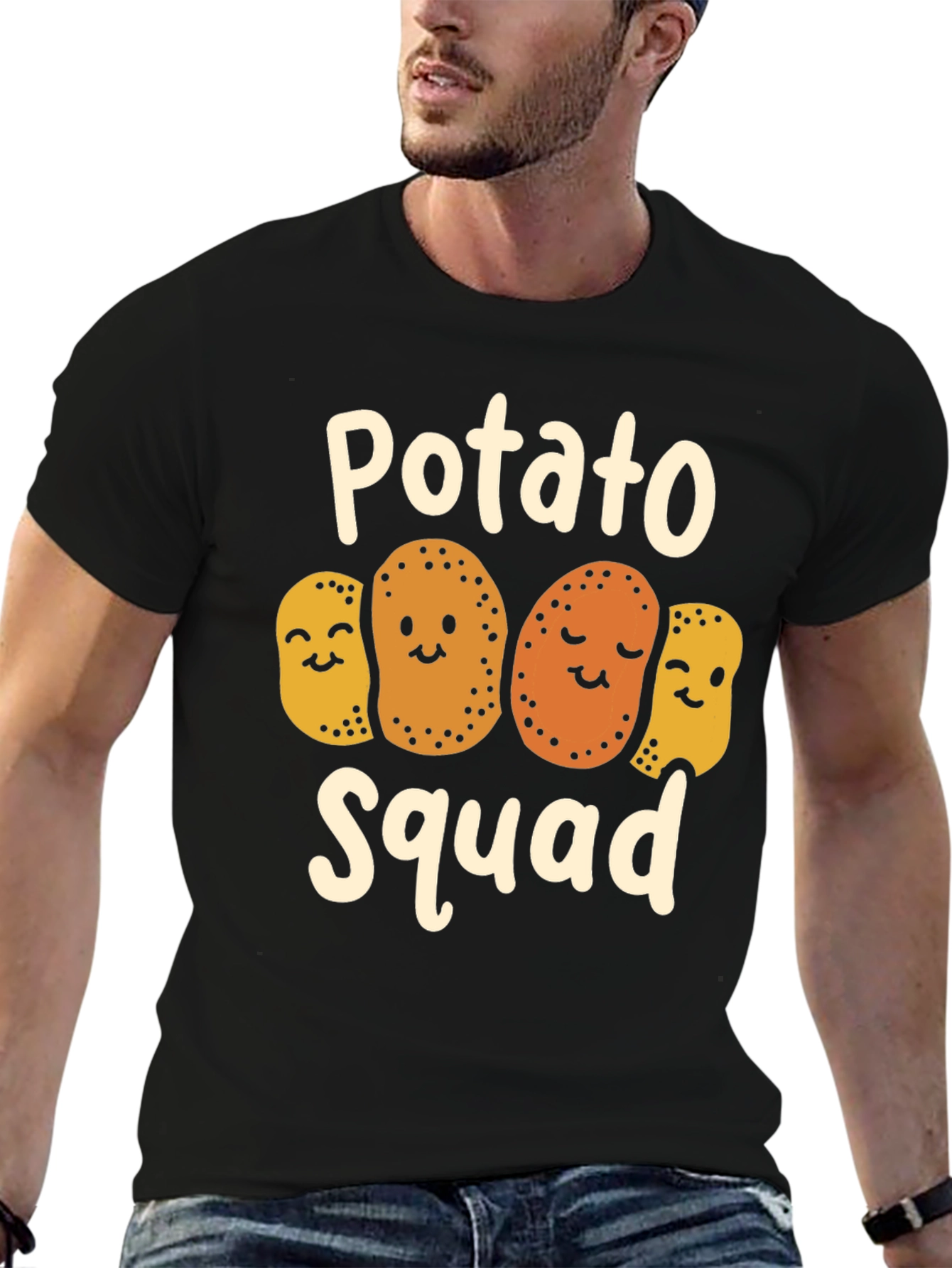 Potato Squad Graphic Tee - Cute and Funny