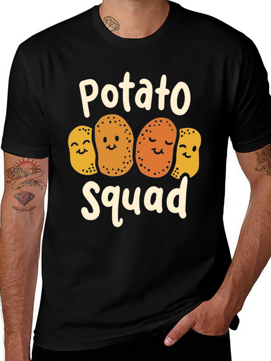 Potato Squad Graphic Tee - Cute and Funny