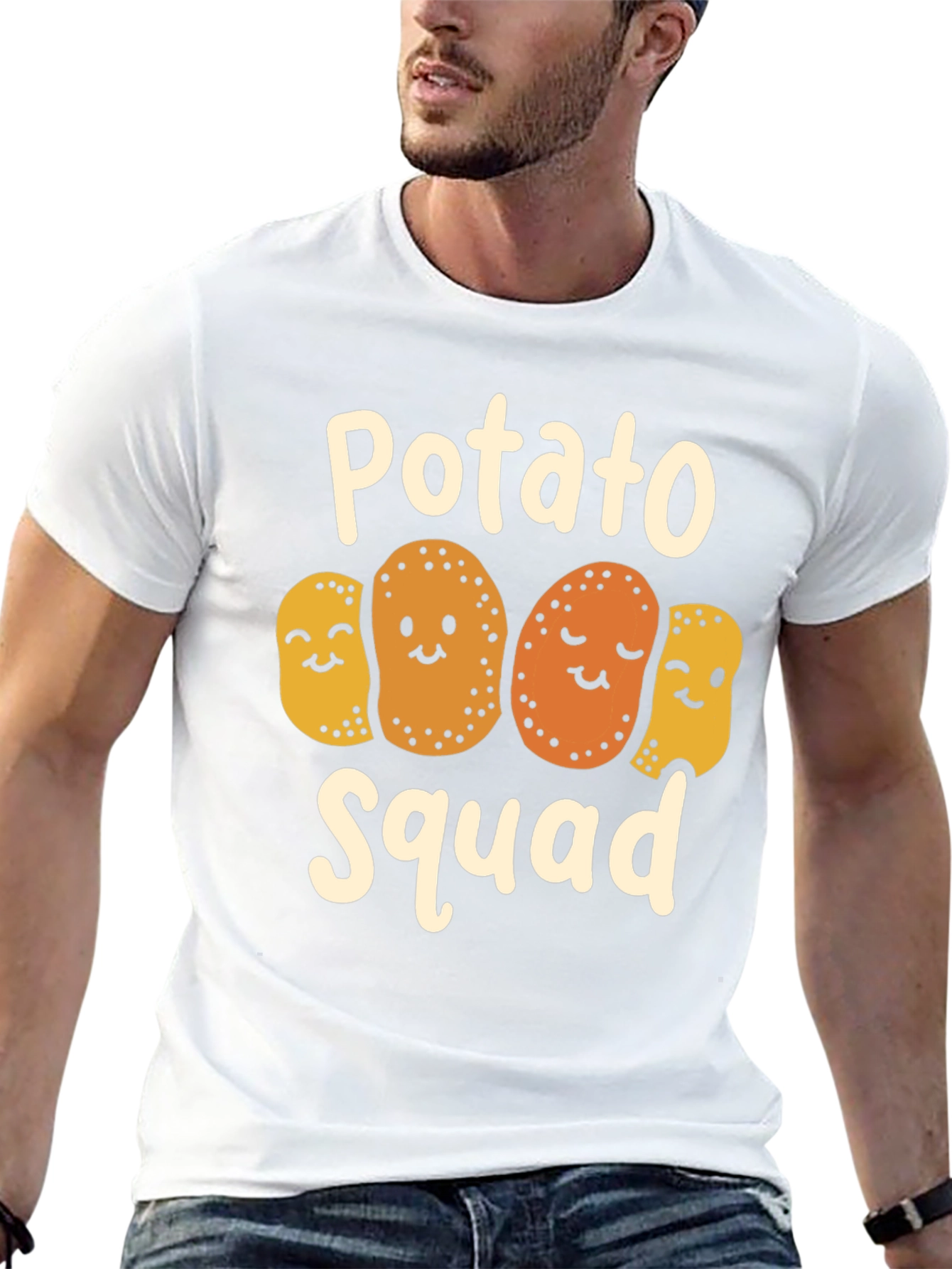 Potato Squad Graphic Tee - Cute and Funny