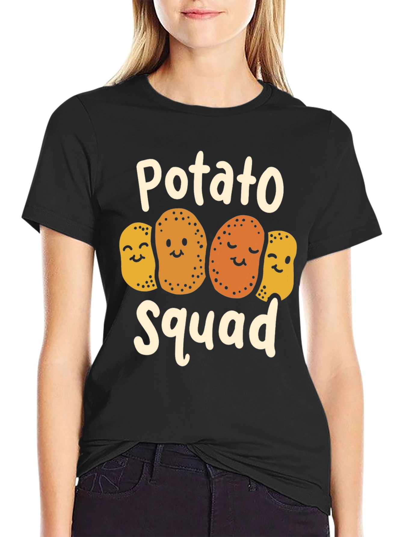Potato Squad Graphic Tee - Cute and Funny