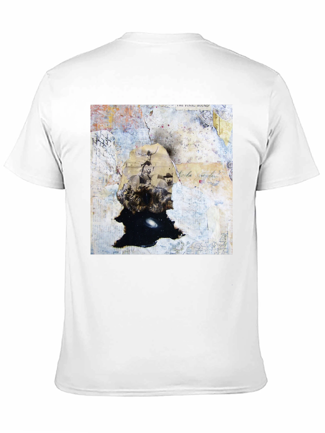 Abstract Art Graphic Print Black T-Shirt