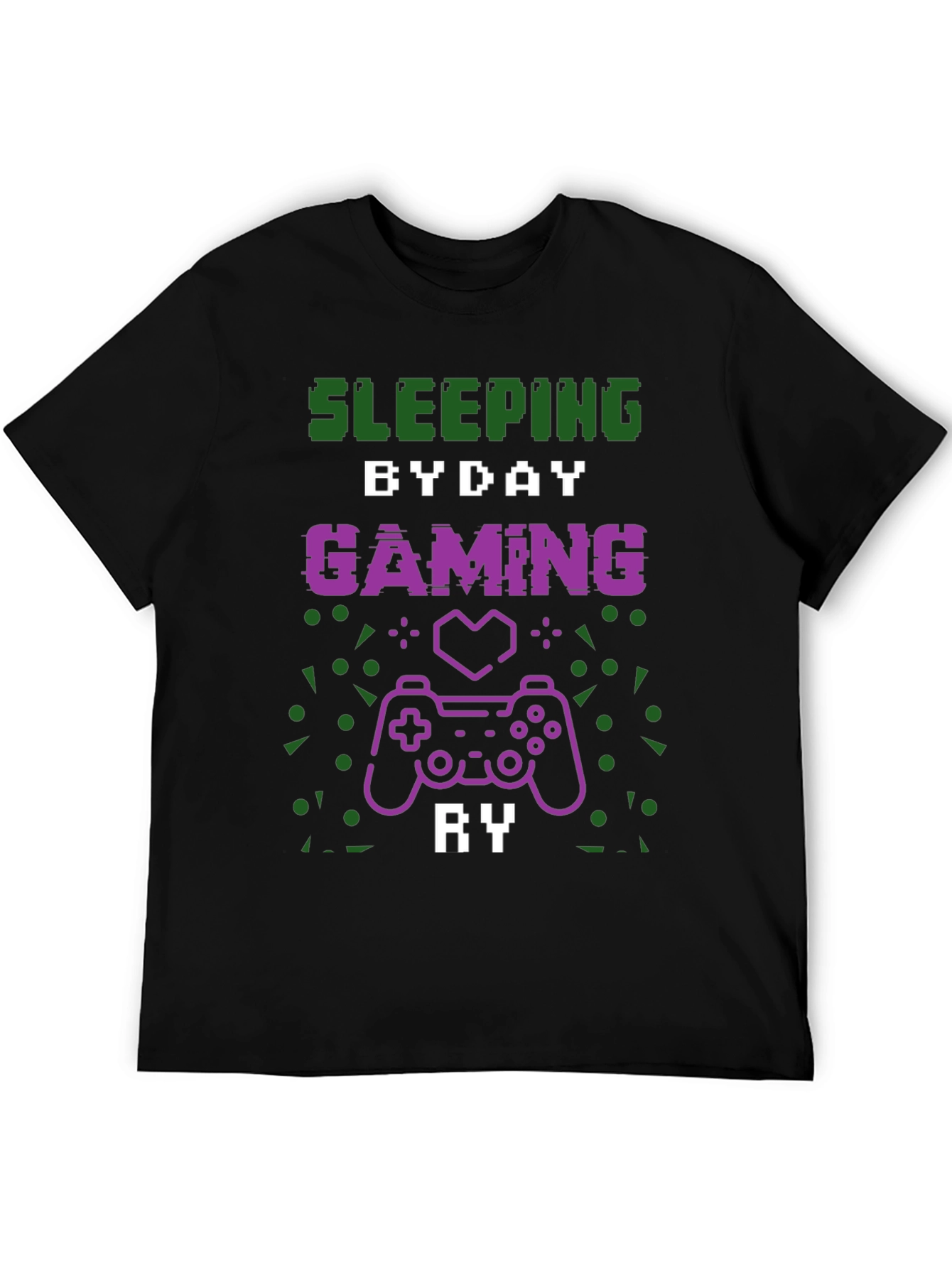 Sleeping By Day Gaming By Night T-Shirt