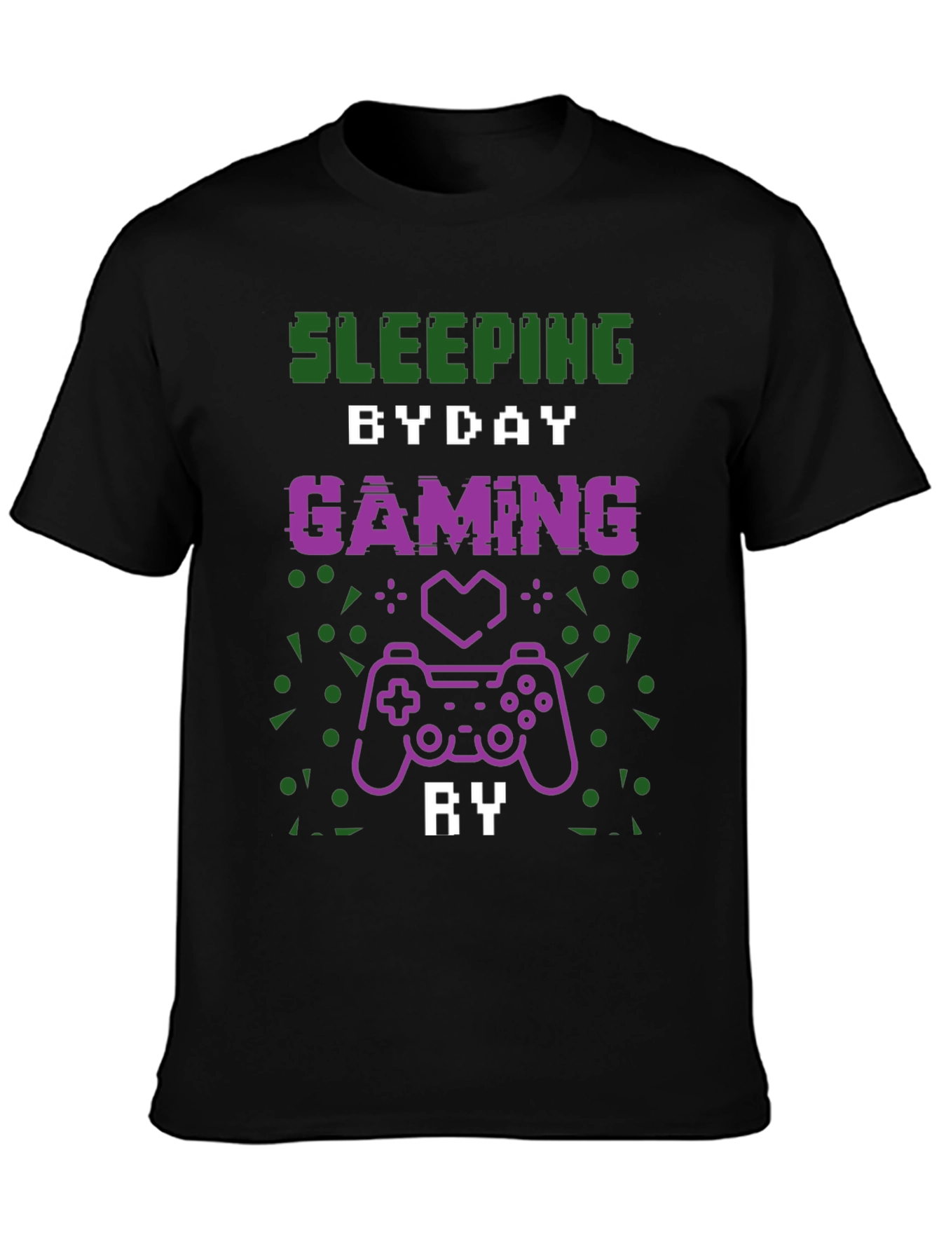 Sleeping By Day Gaming By Night T-Shirt