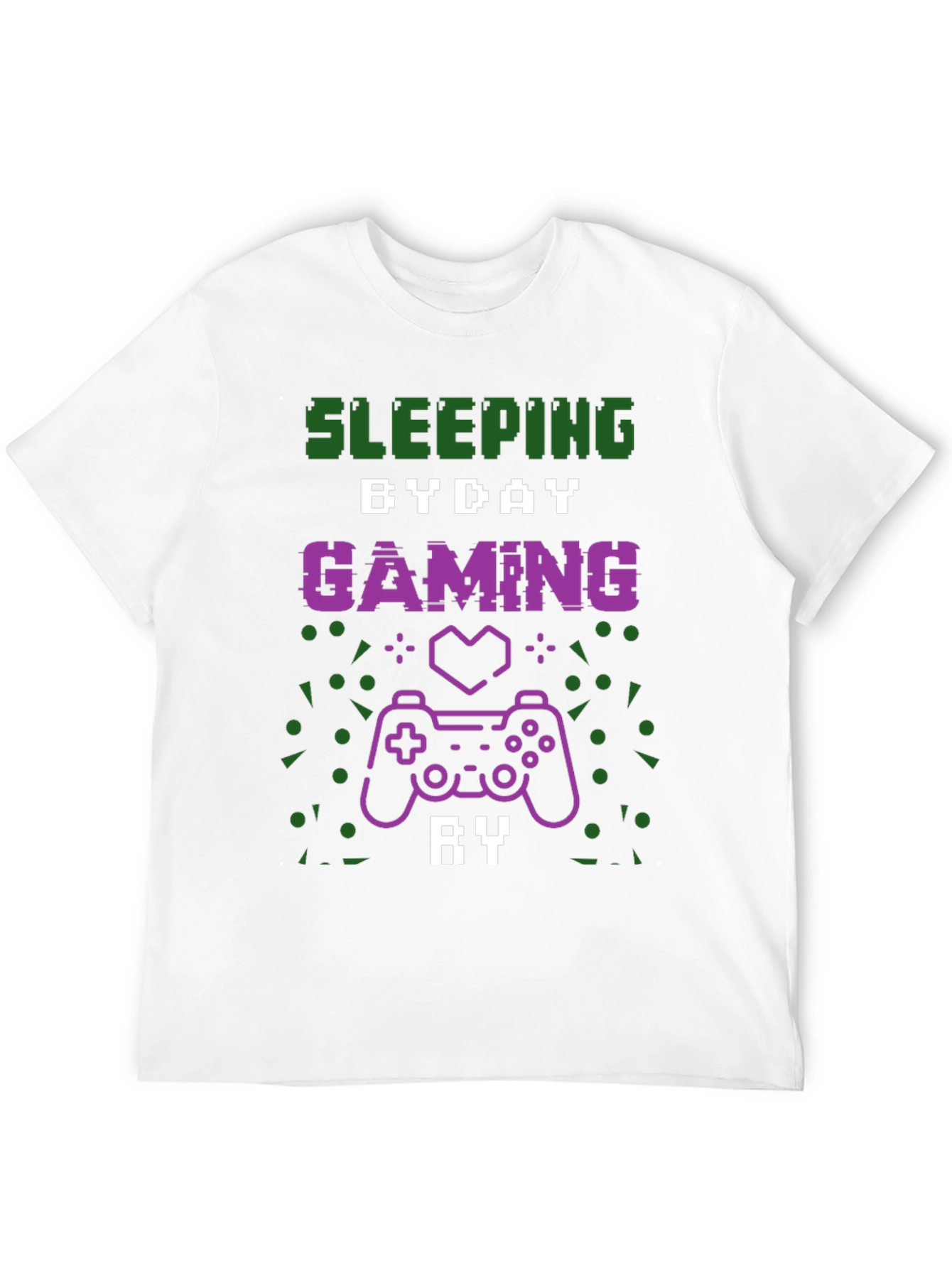 Sleeping By Day Gaming By Night T-Shirt
