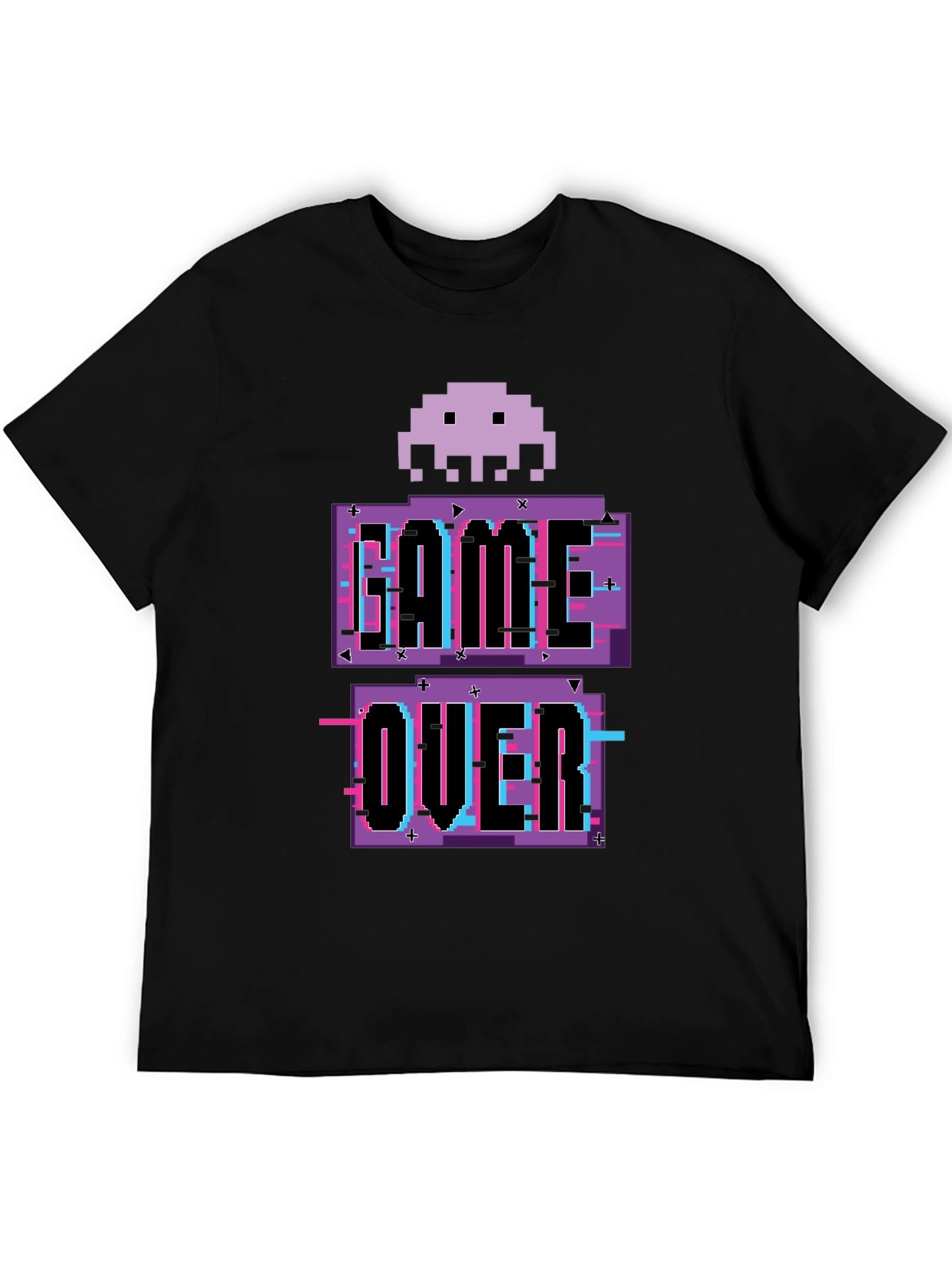Game Over Pixel Art T-Shirt - Retro Gaming Tee