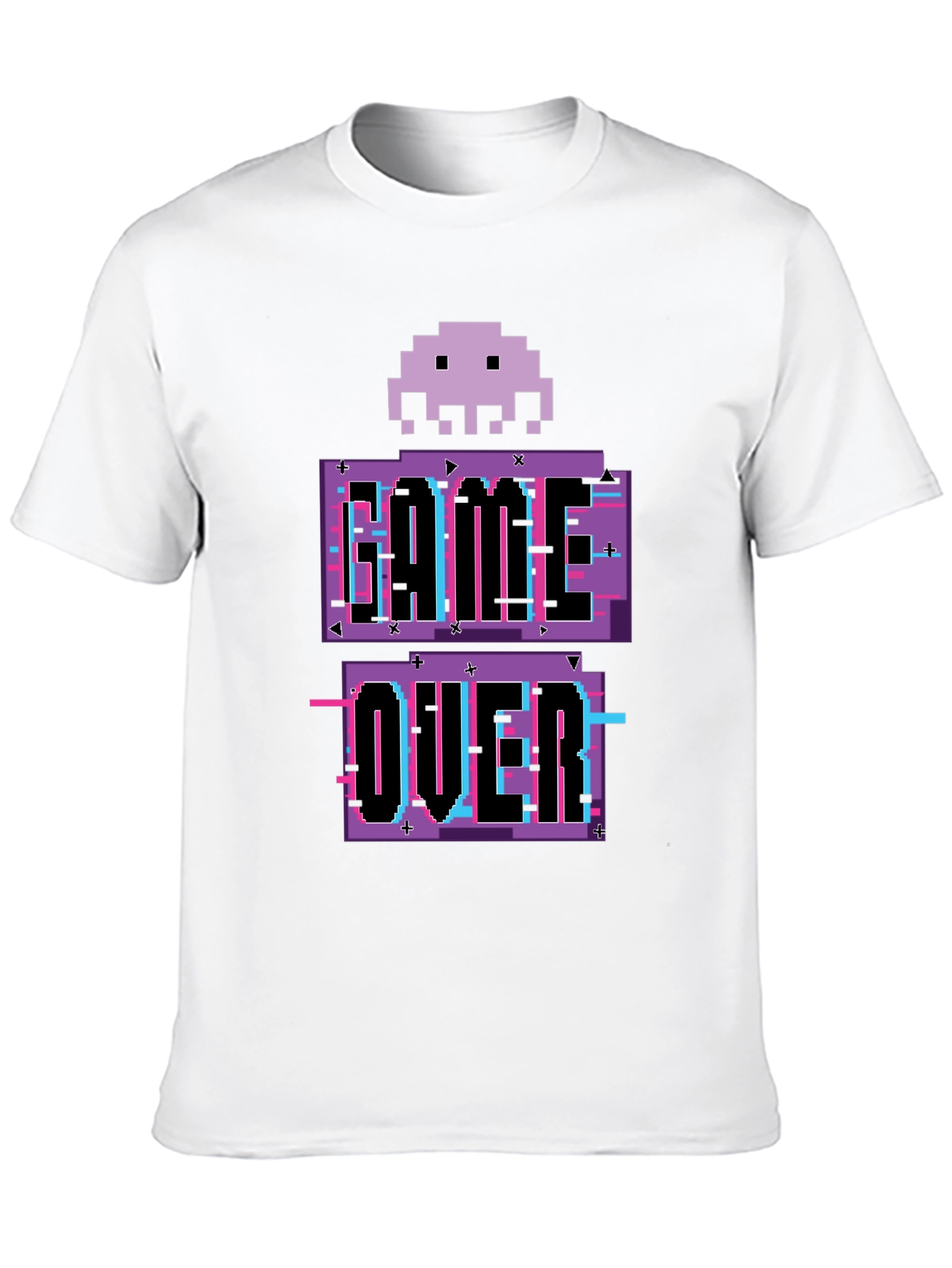 Game Over Pixel Art T-Shirt - Retro Gaming Tee