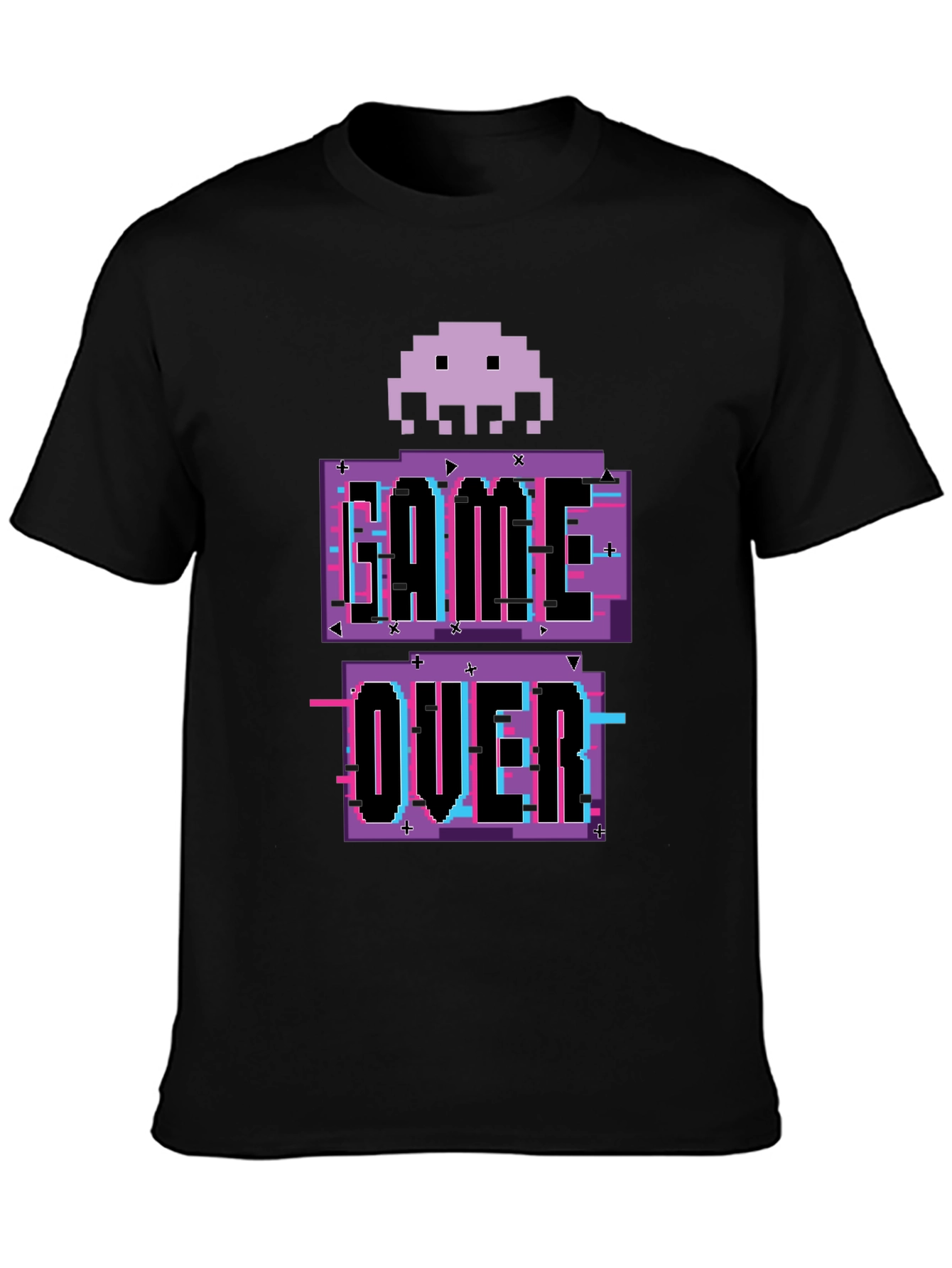 Game Over Pixel Art T-Shirt - Retro Gaming Tee