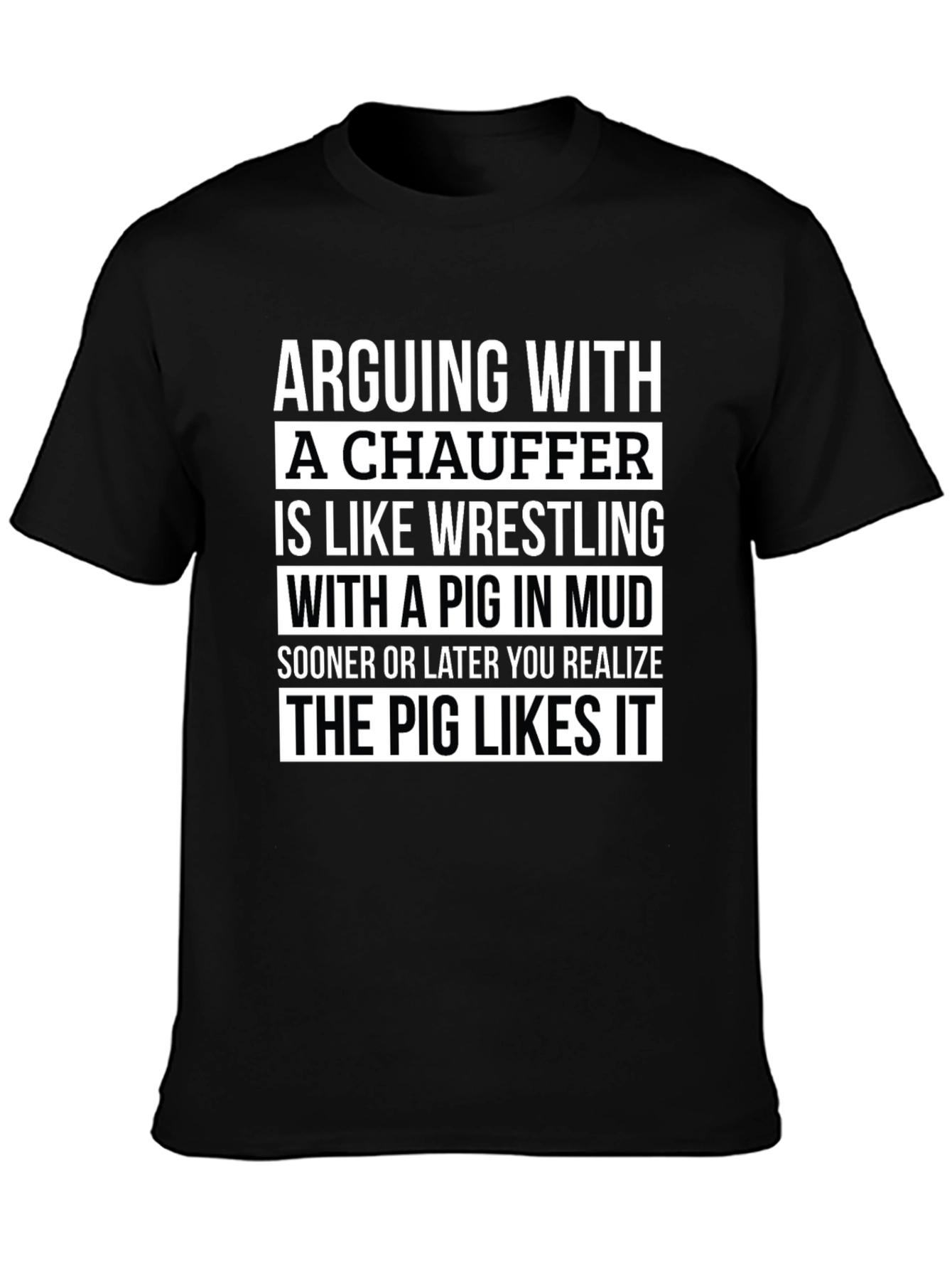 Arguing with a Chauffeur Graphic T-Shirt