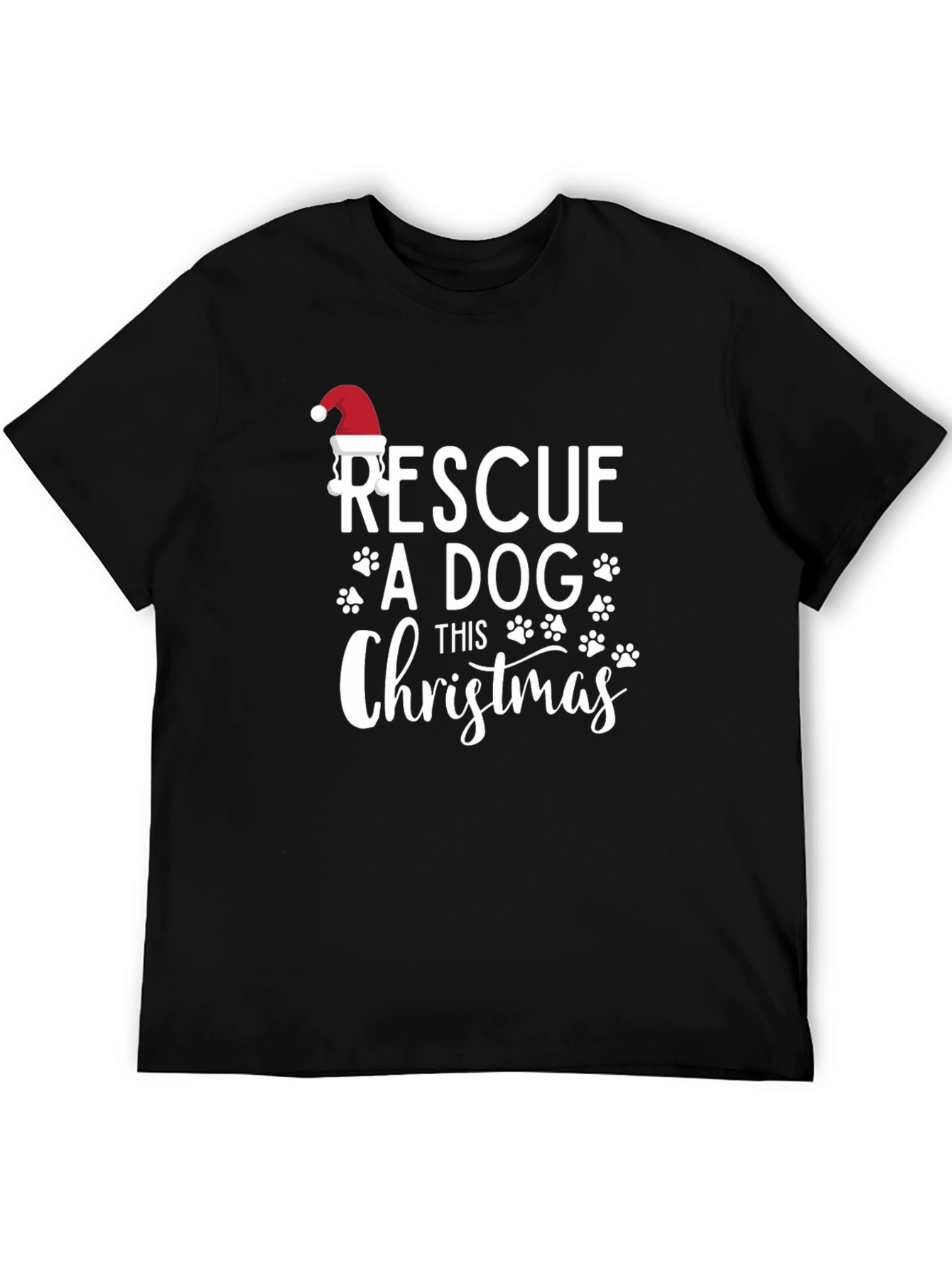 Rescue a Dog This Christmas T-Shirt