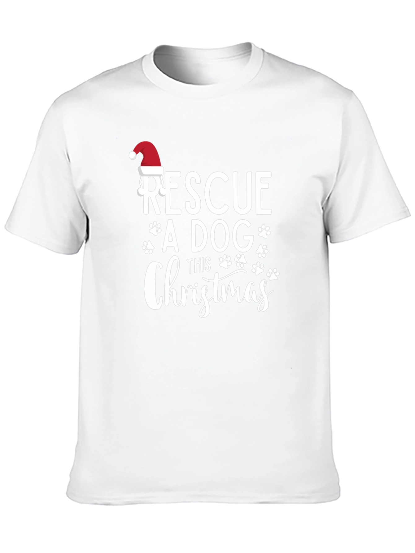 Rescue a Dog This Christmas T-Shirt