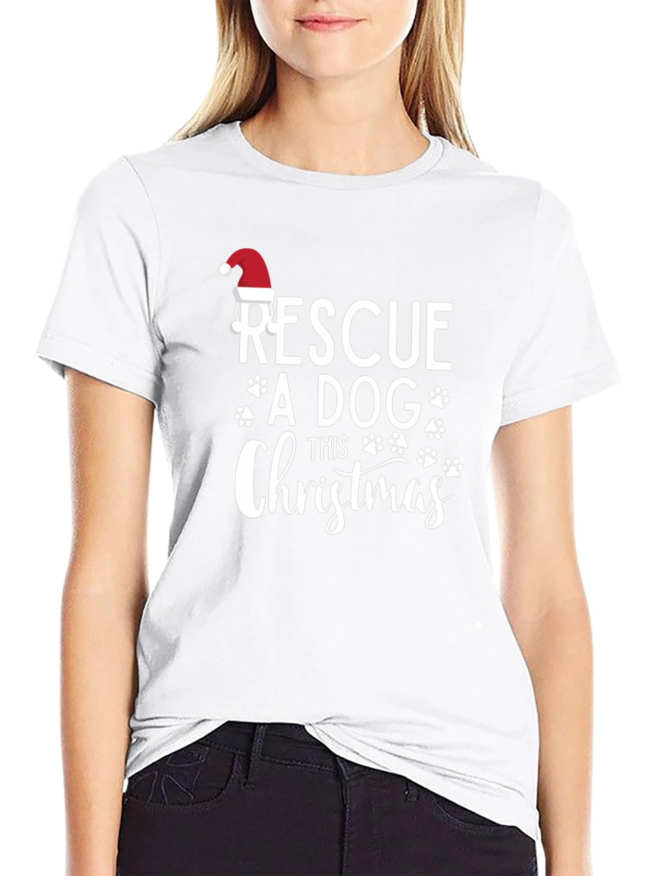 Rescue a Dog This Christmas T-Shirt