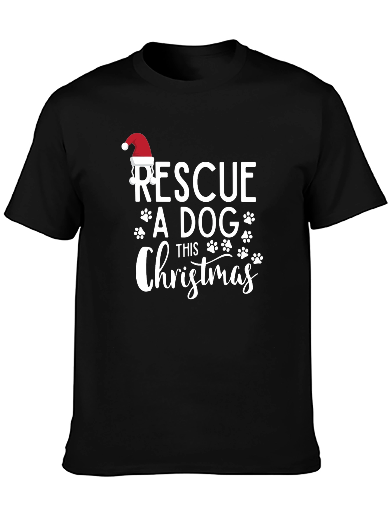 Rescue a Dog This Christmas T-Shirt