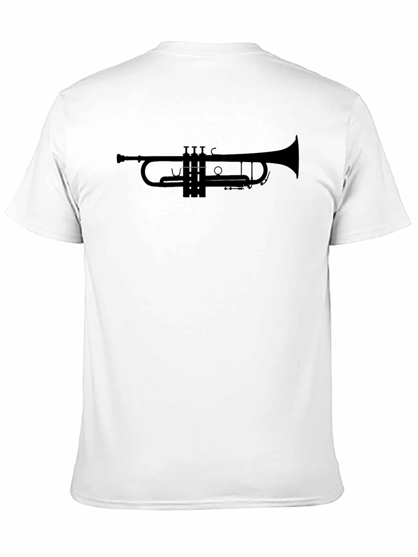 Trumpet Graphic Tee - Black Casual Shirt