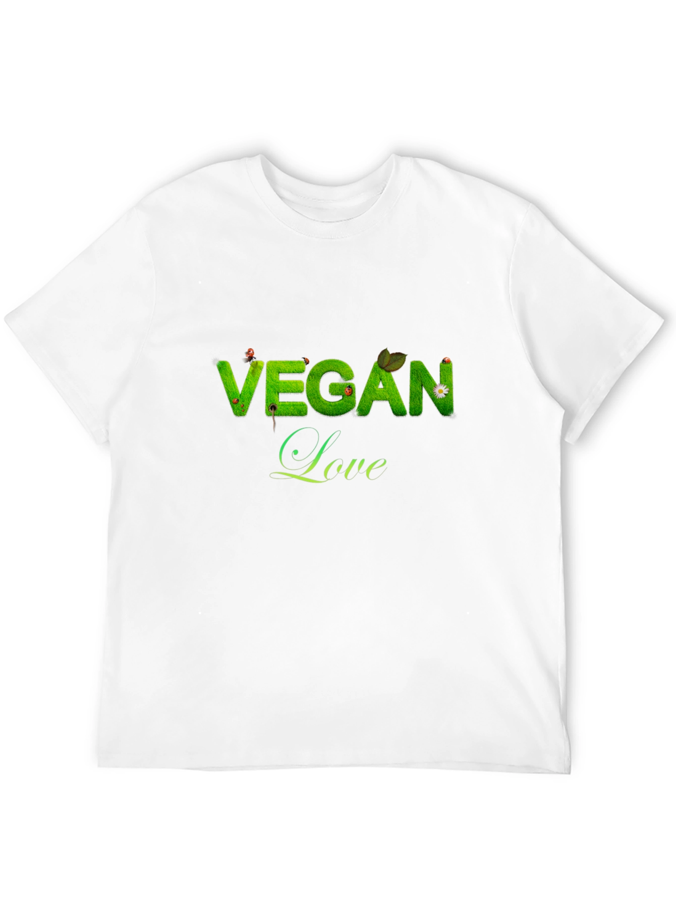 Vegan Love Black T-Shirt