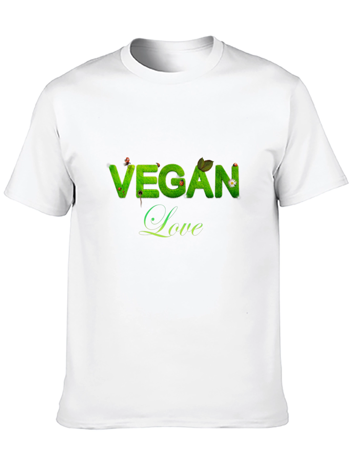 Vegan Love Black T-Shirt