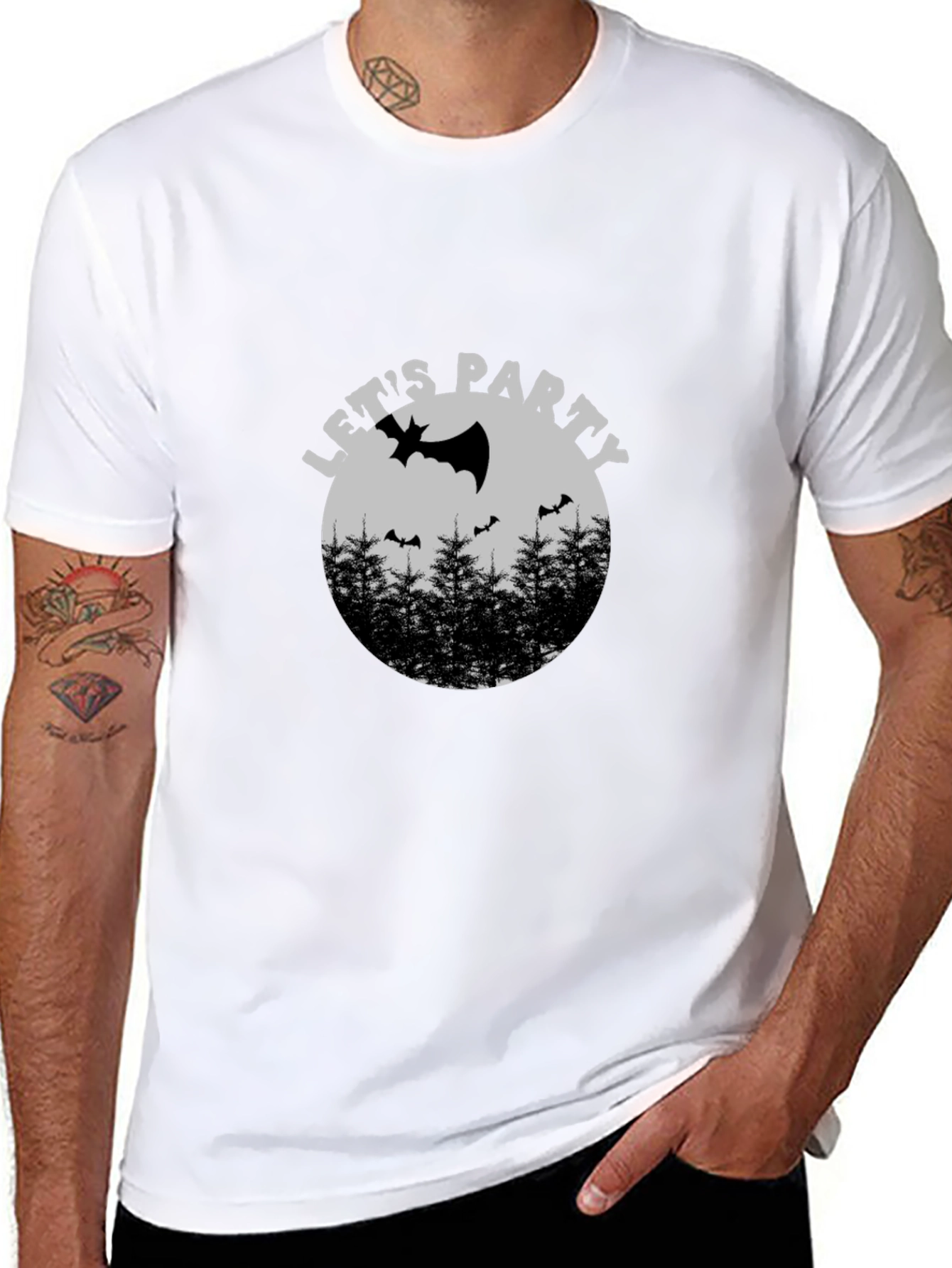 Lets Party Halloween Graphic T-Shirt