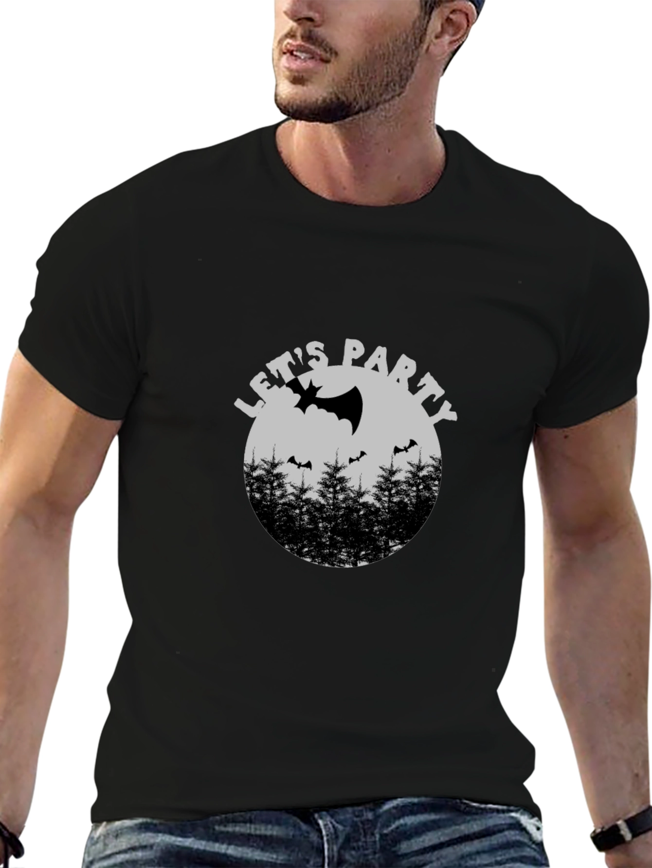 Lets Party Halloween Graphic T-Shirt