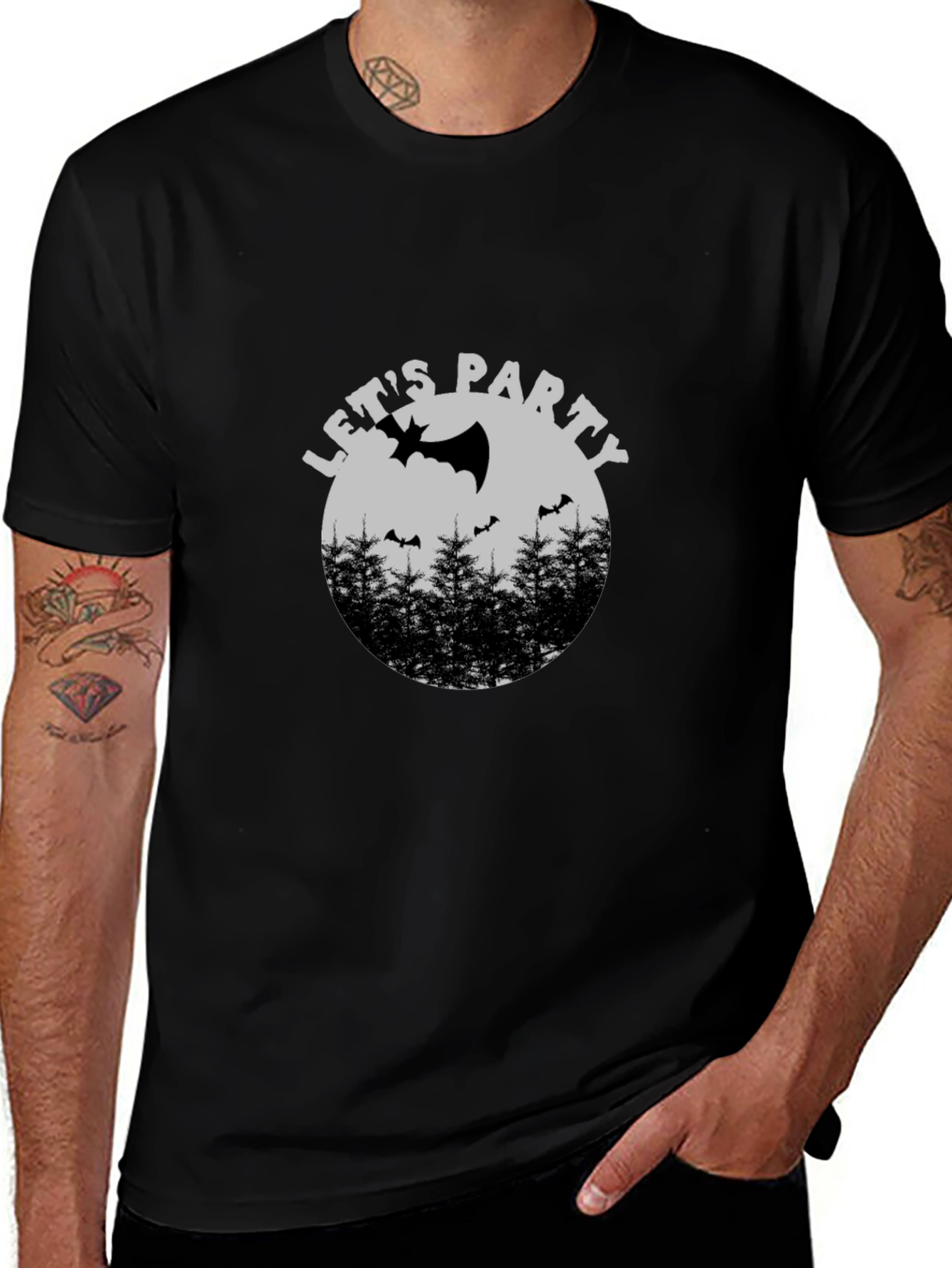 Lets Party Halloween Graphic T-Shirt