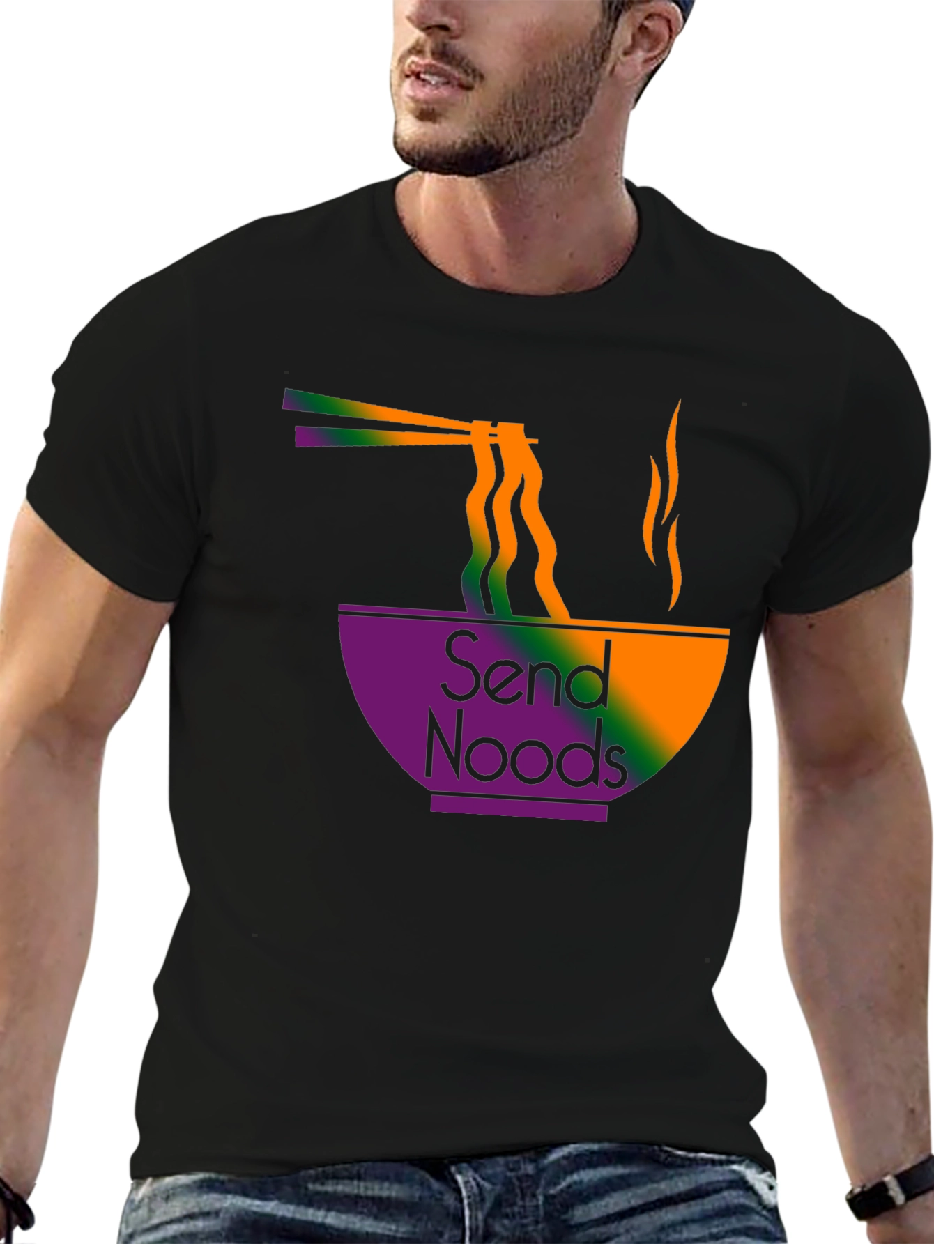 Send Noods T-Shirt - Ramen Design