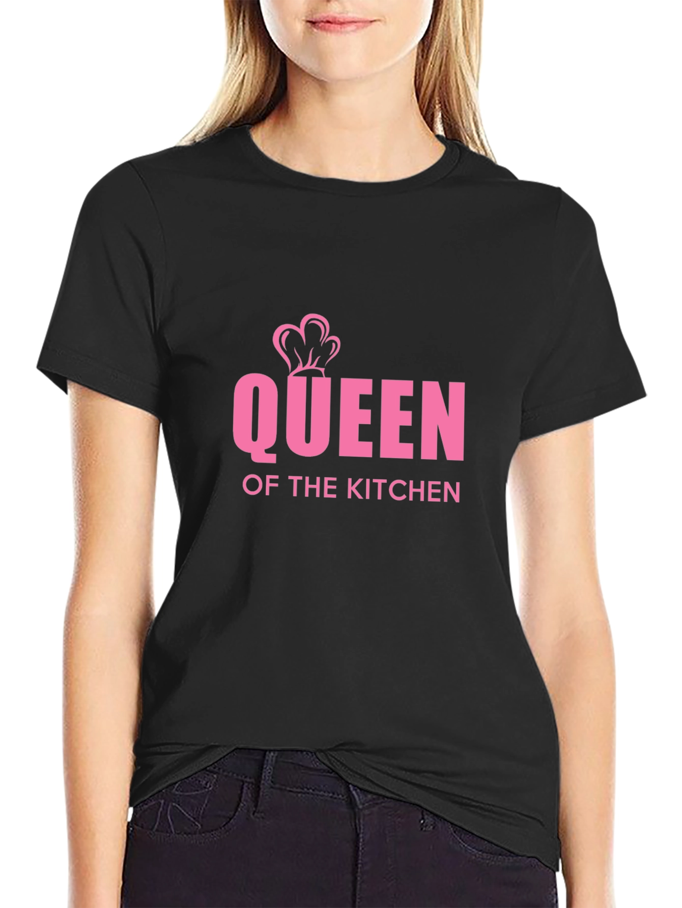 Queen of the Kitchen Black T-Shirt