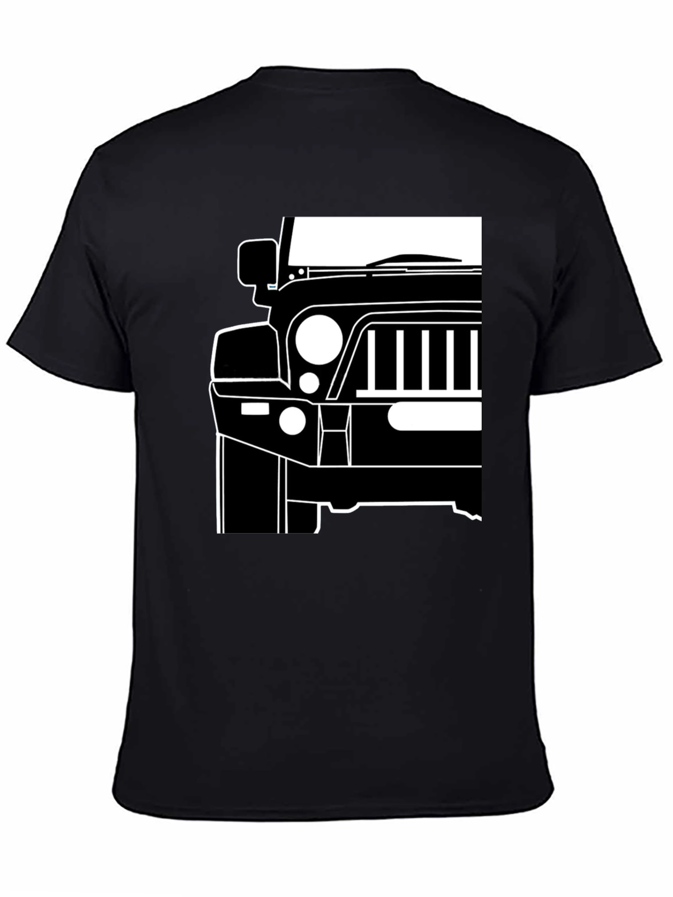 Jeep Front Graphic Tee - Black