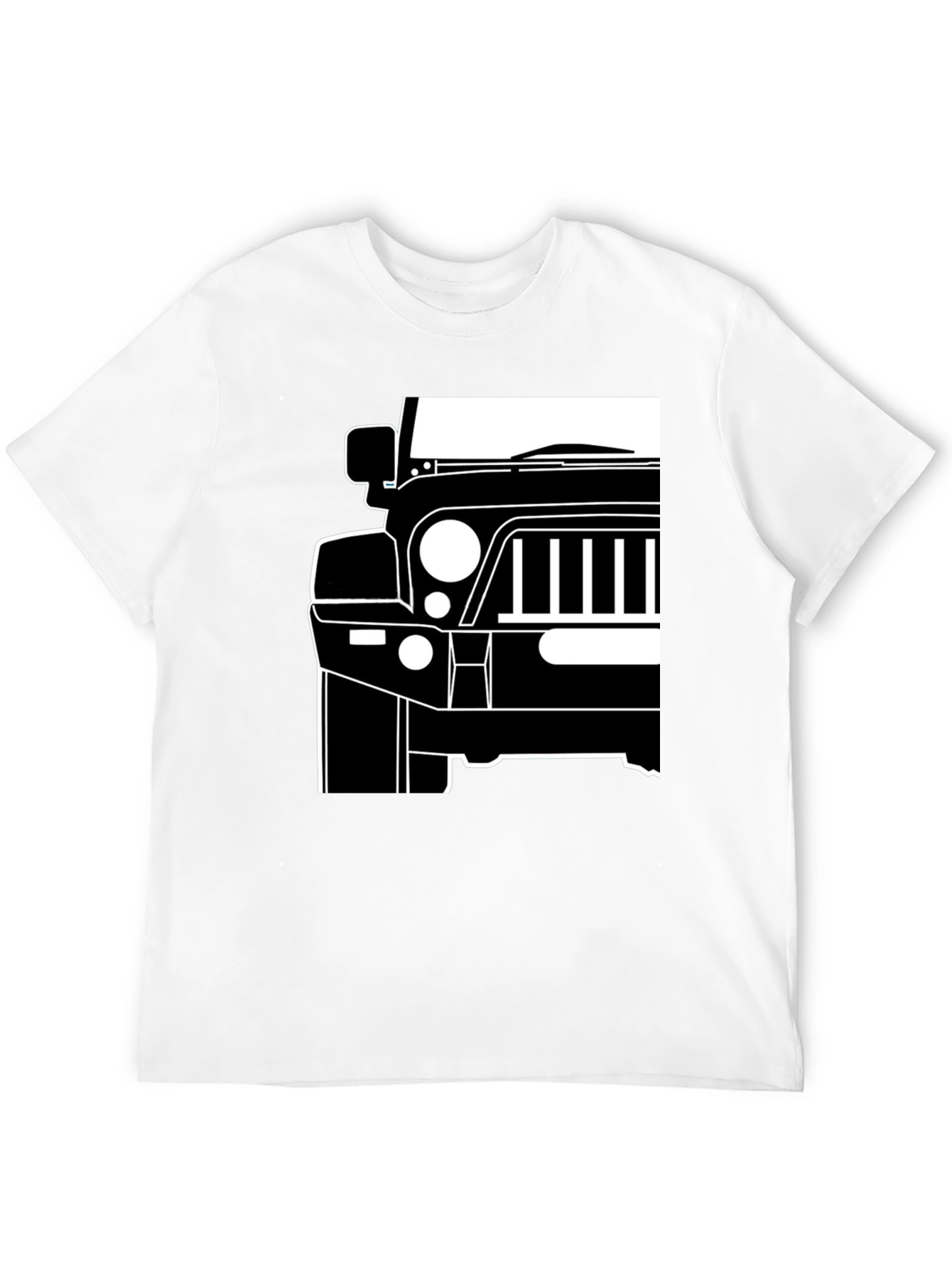 Jeep Front Graphic Tee - Black