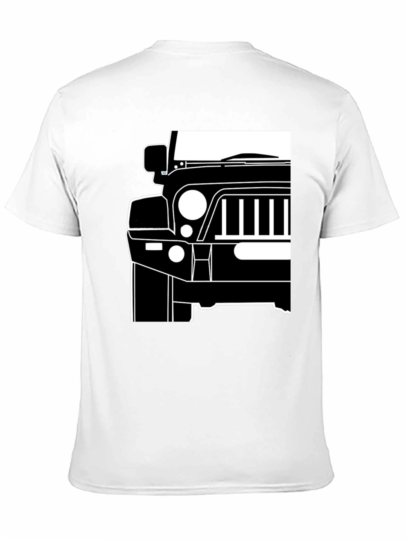 Jeep Front Graphic Tee - Black