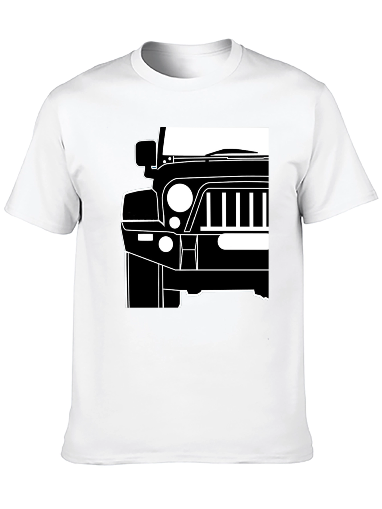 Jeep Front Graphic Tee - Black