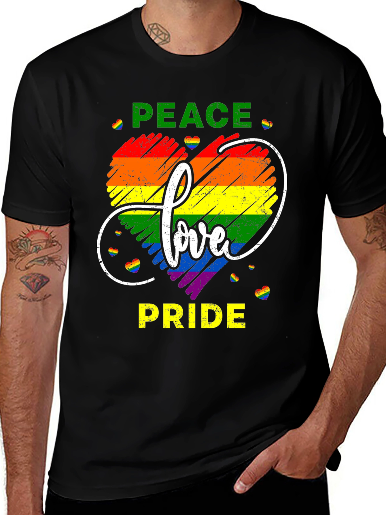 Peace Love Pride Graphic Tee