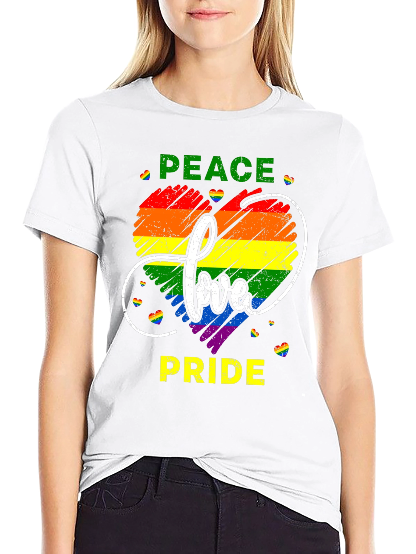 Peace Love Pride Graphic Tee